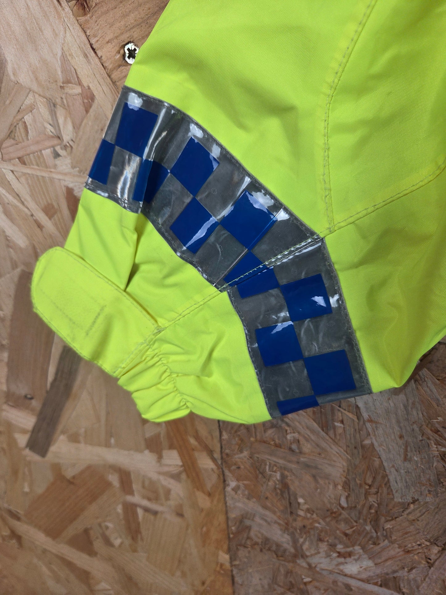Keela British Police Waterproof Jacket Yellow Hi-Vis Grade A