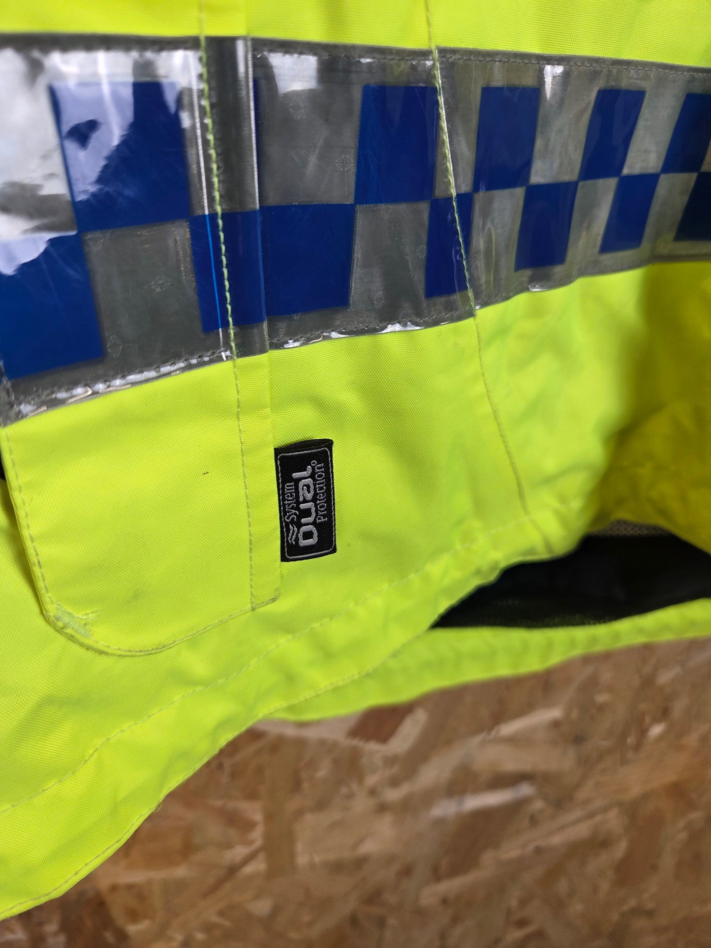 Keela British Police Waterproof Jacket Yellow Hi-Vis Grade A