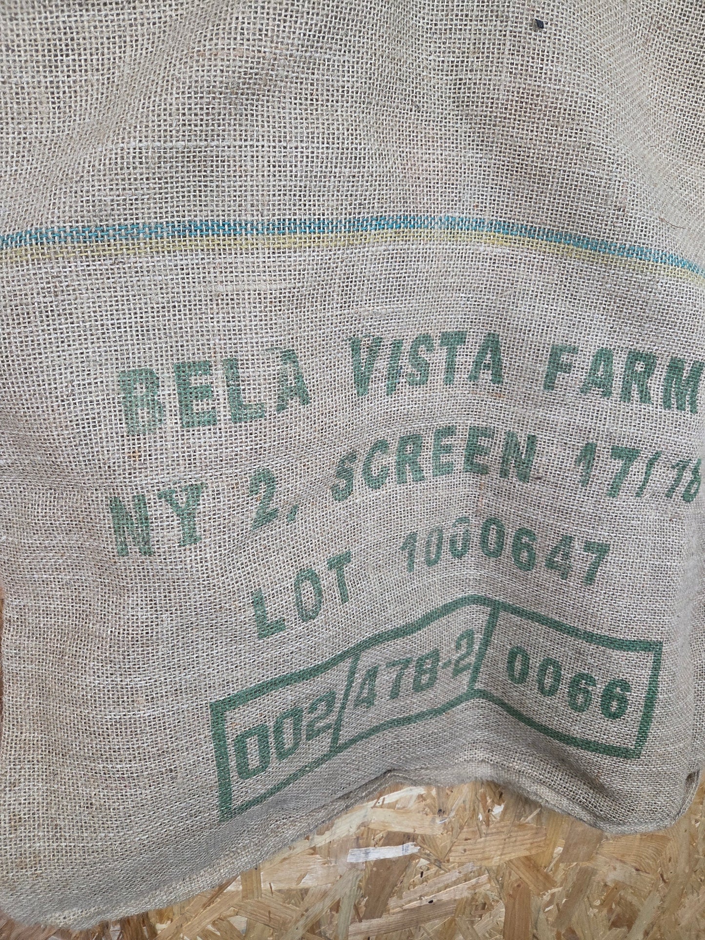 Hessian Coffee Sack Branded Cafés Do Brasil Burlap Bag 1m x 70cm New