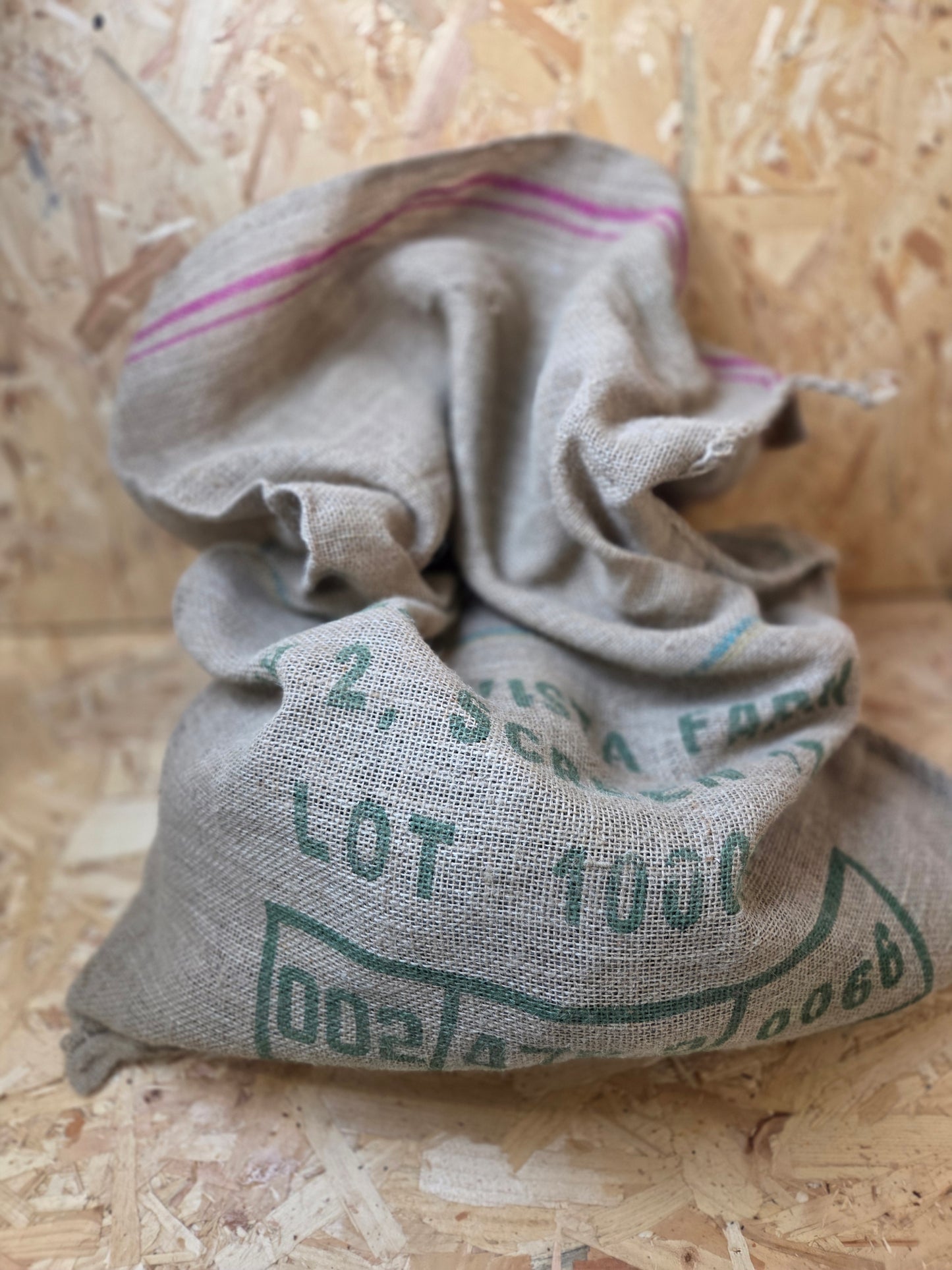 Hessian Coffee Sack Branded Cafés Do Brasil Burlap Bag 1m x 70cm New