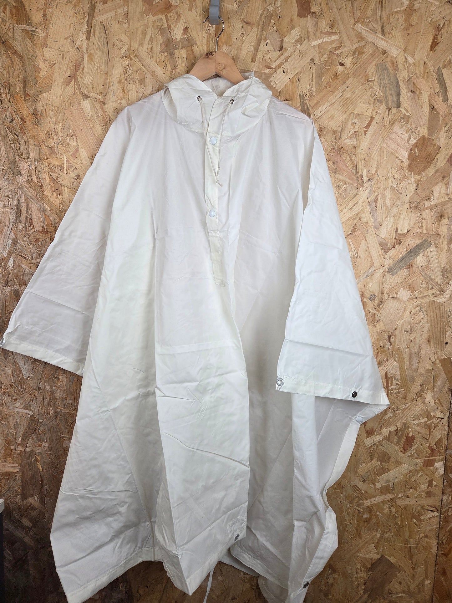White Dutch Army Arctic Snow Poncho Plastic