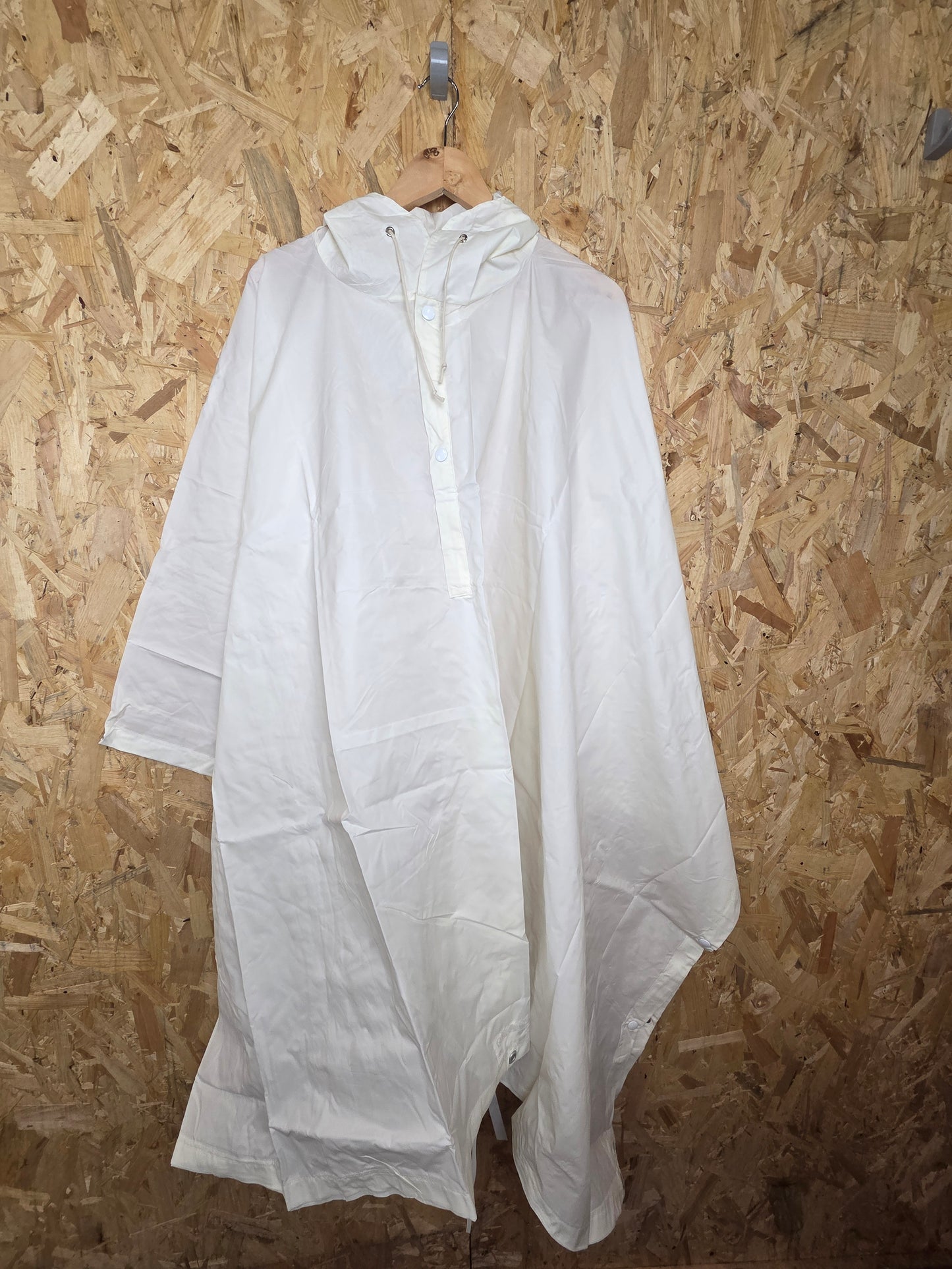 White Dutch Army Arctic Snow Poncho Plastic