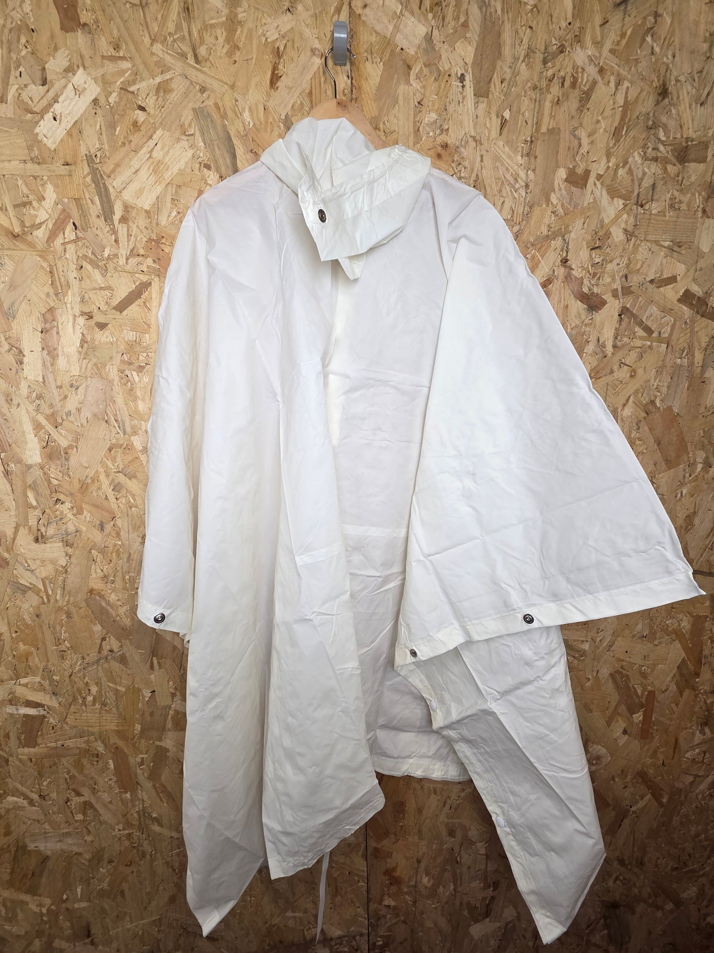 White Dutch Army Arctic Snow Poncho Plastic
