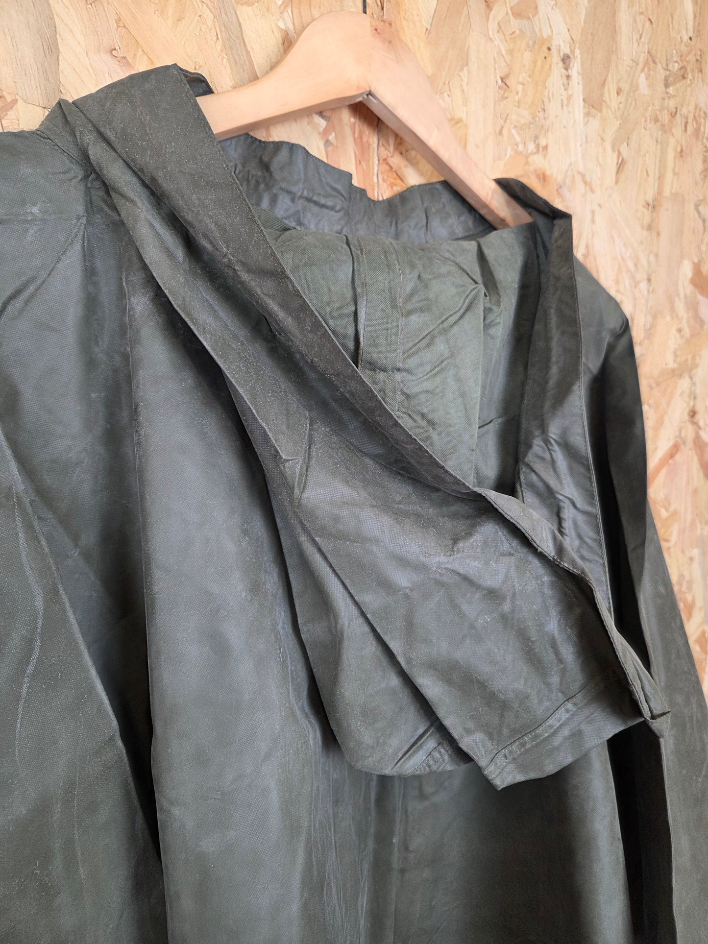 Dark Green French Army Poncho