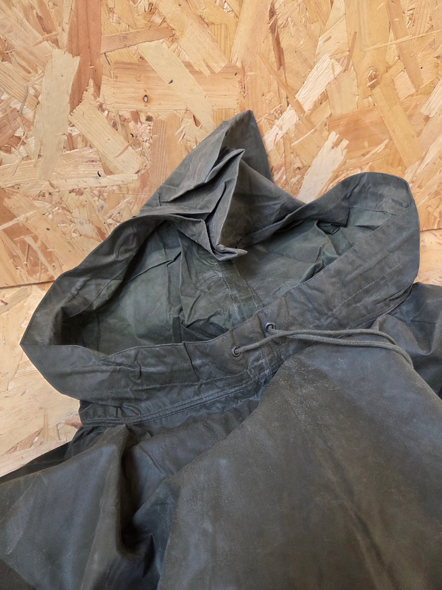 Dark Green French Army Poncho