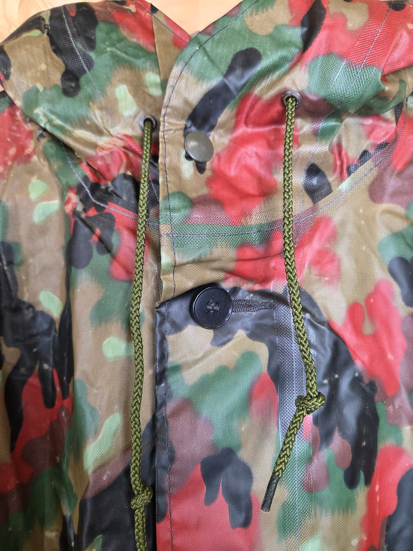 Swiss Alpenflage Army Poncho Camouflage Plastic TAZ 57 New