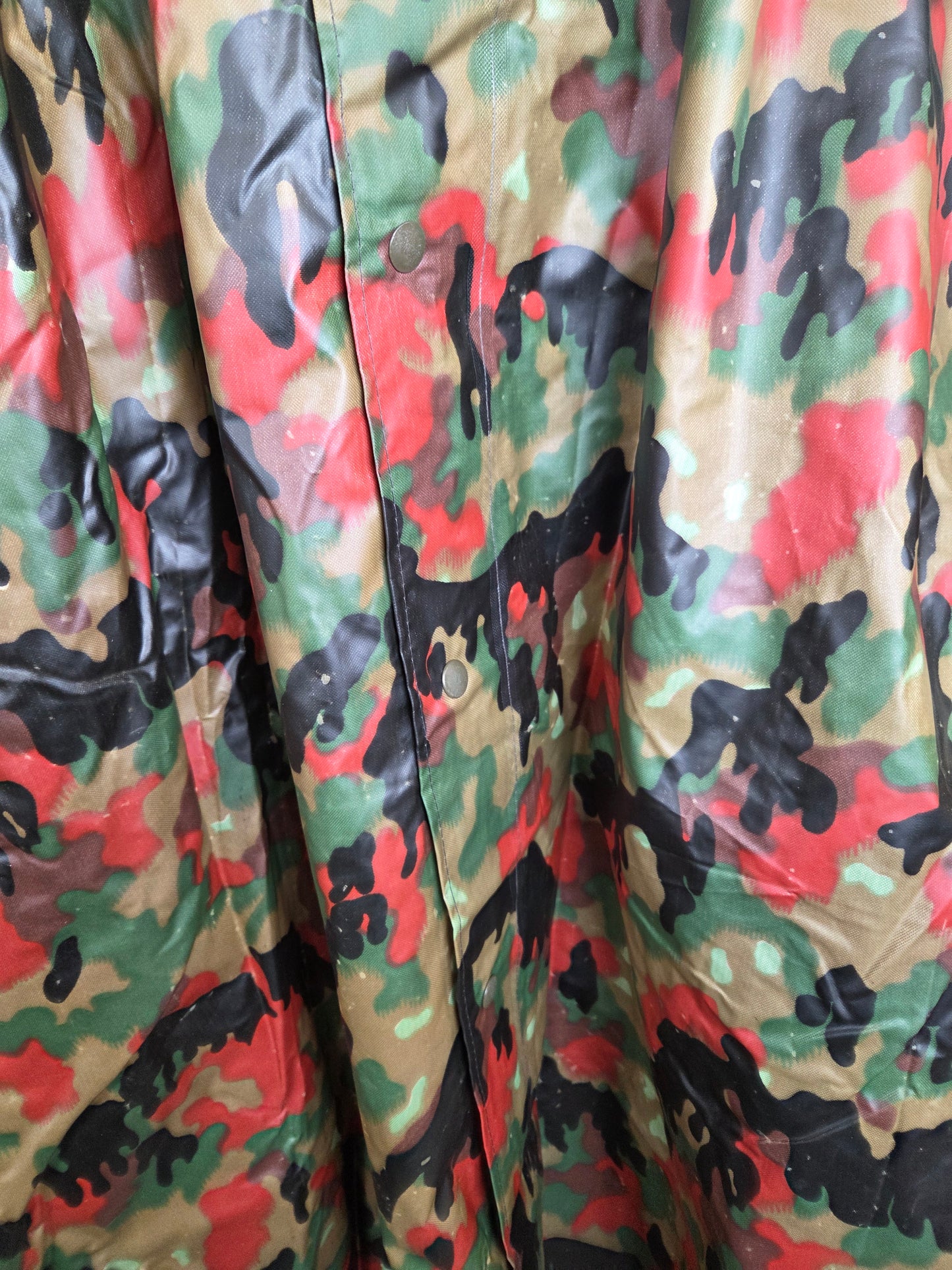 Swiss Alpenflage Army Poncho Camouflage Plastic TAZ 57 New