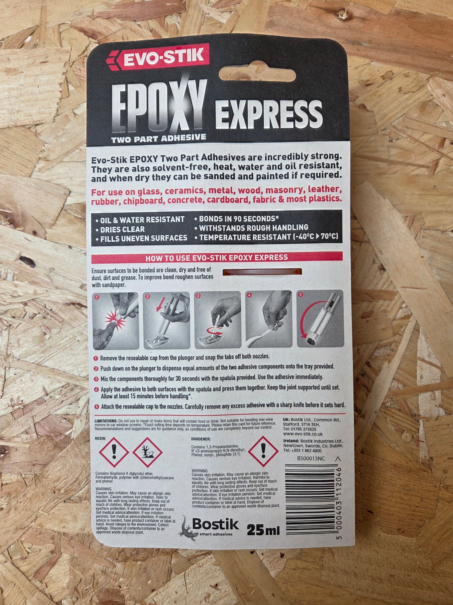 Evo-Stick Epoxy Express Two Part Adhesive Glue