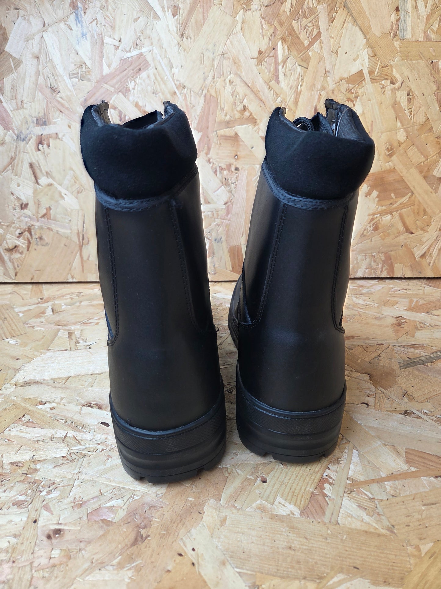 Patrol Boots Black Full Leather High Ankle