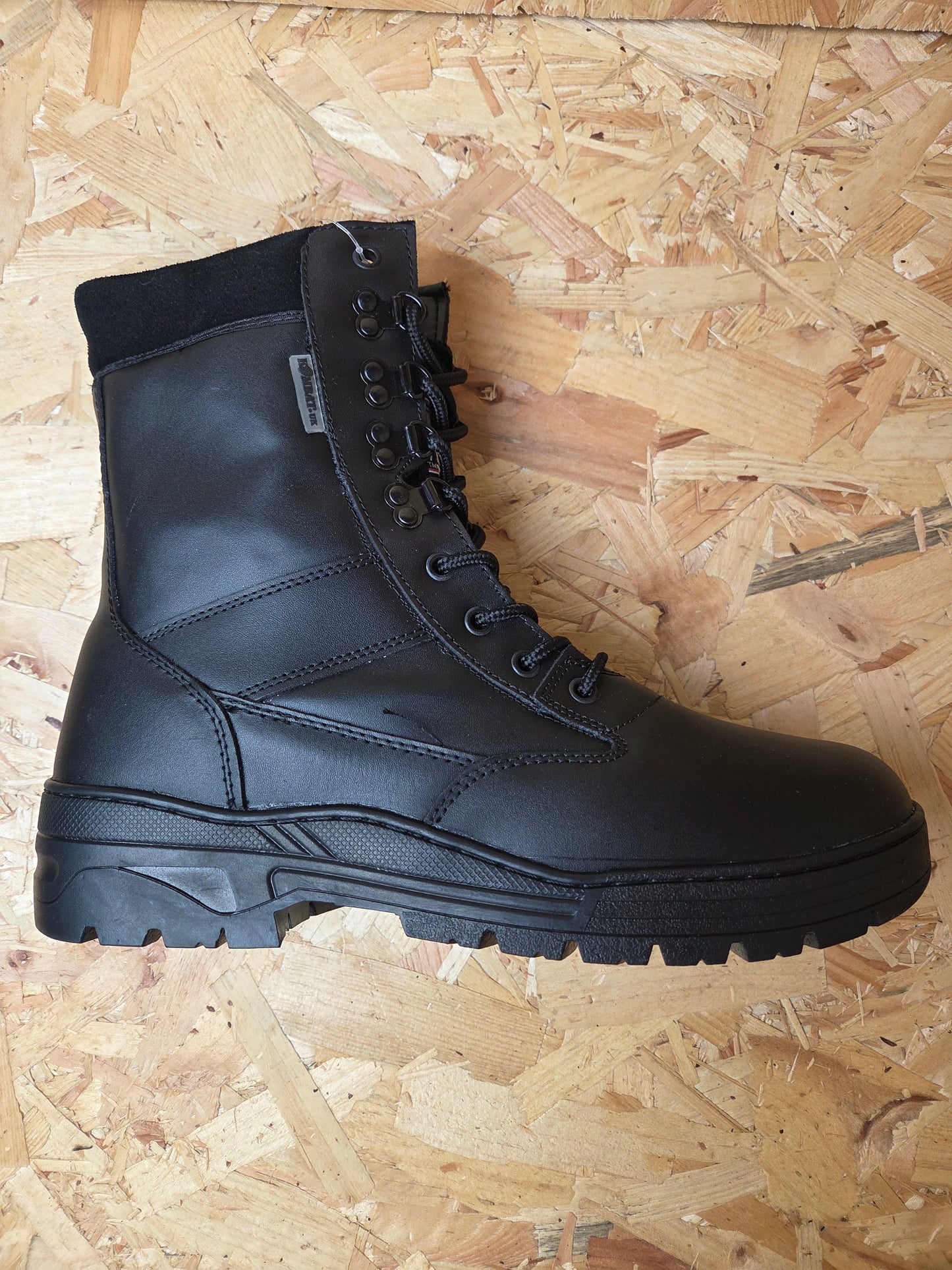 Patrol Boots Black Full Leather High Ankle