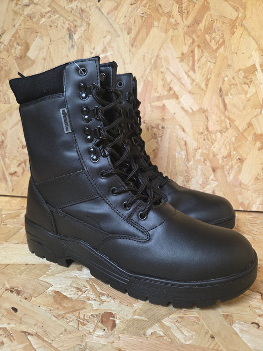 Patrol Boots Black Full Leather High Ankle