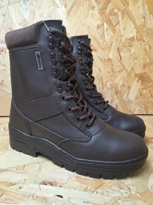 Patrol Boots Brown Full Leather High Ankle
