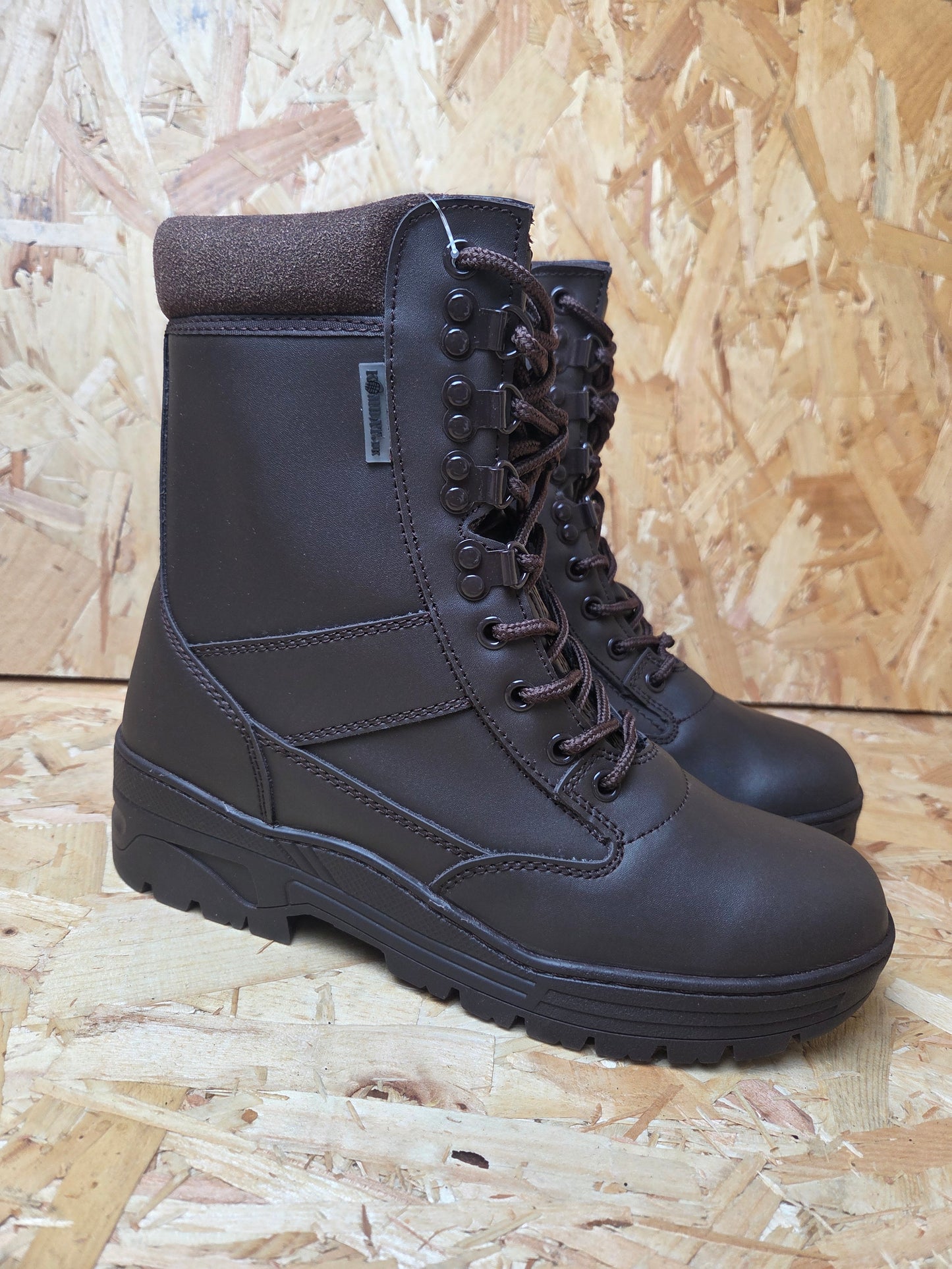 Patrol Boots Brown Full Leather High Ankle