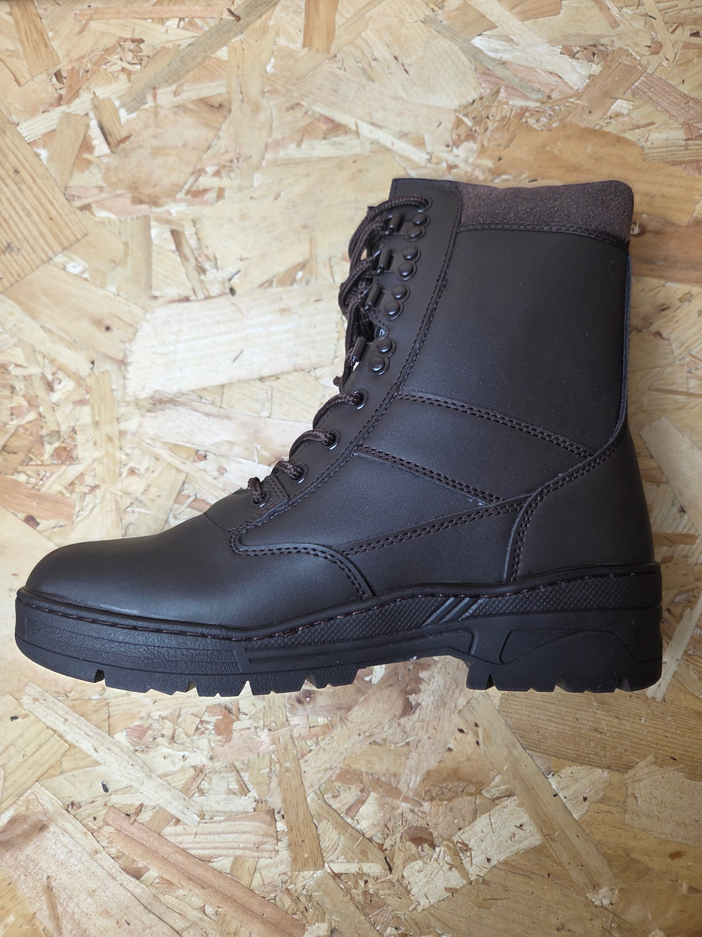 Patrol Boots Brown Full Leather High Ankle