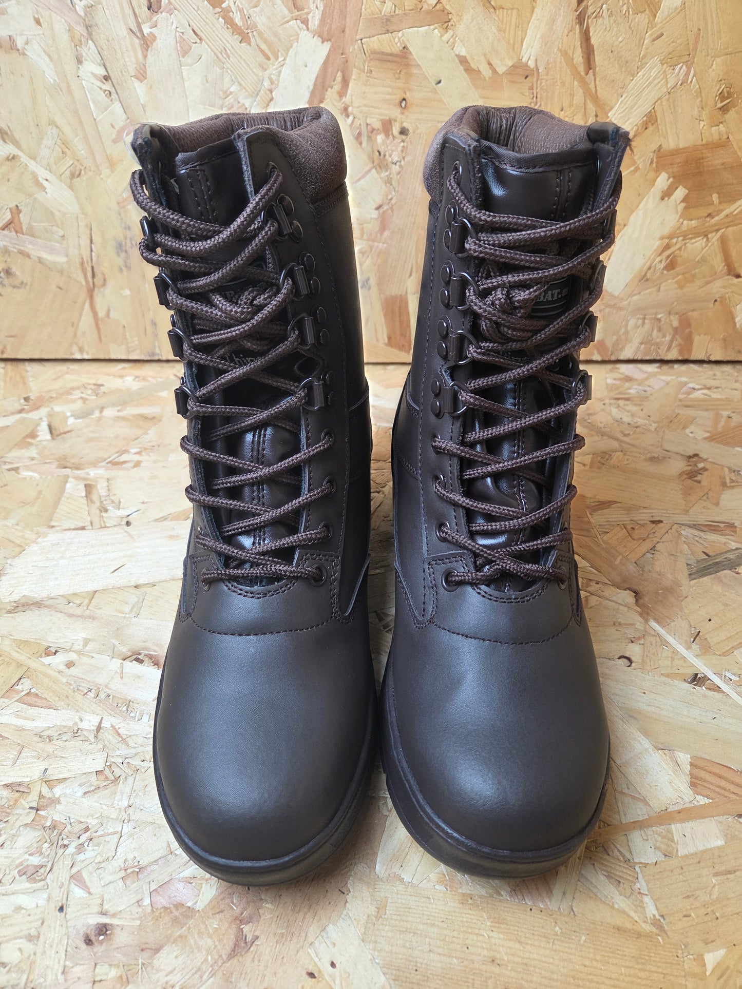 Patrol Boots Brown Full Leather High Ankle