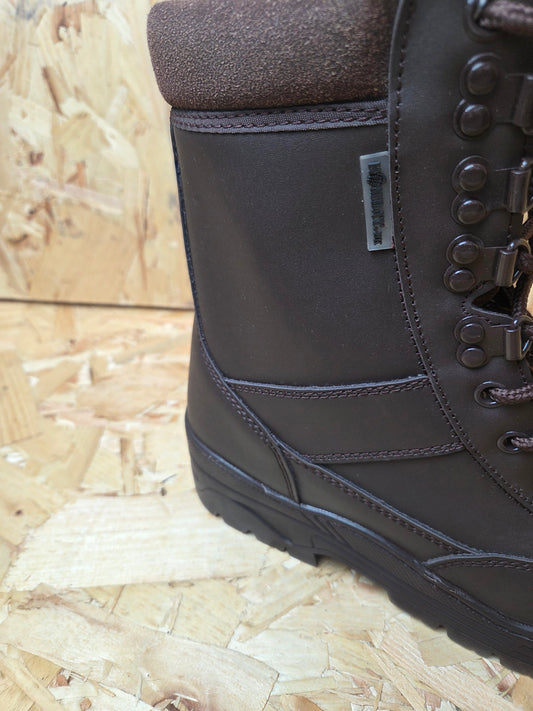 Patrol Boots Brown Full Leather High Ankle