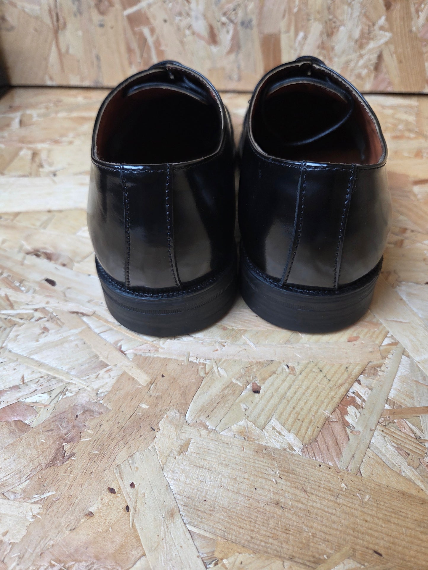 Patrol Shoes Mens Black Leather Oxford Style Toe RAF and ATC Cadets