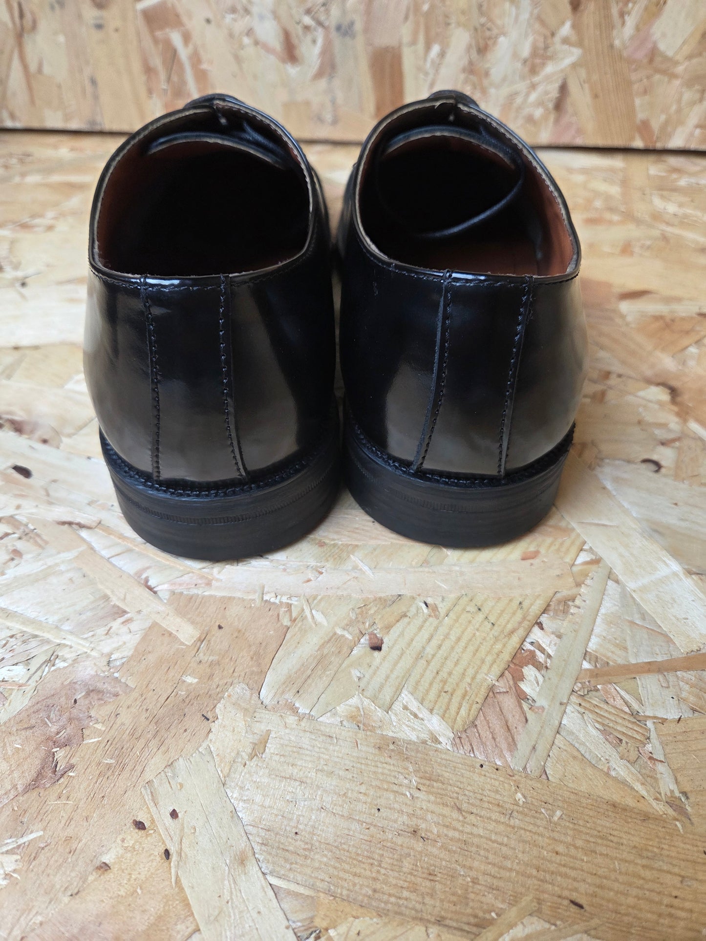 Patrol Shoes Mens Black Leather Oxford Style Toe RAF and ATC Cadets