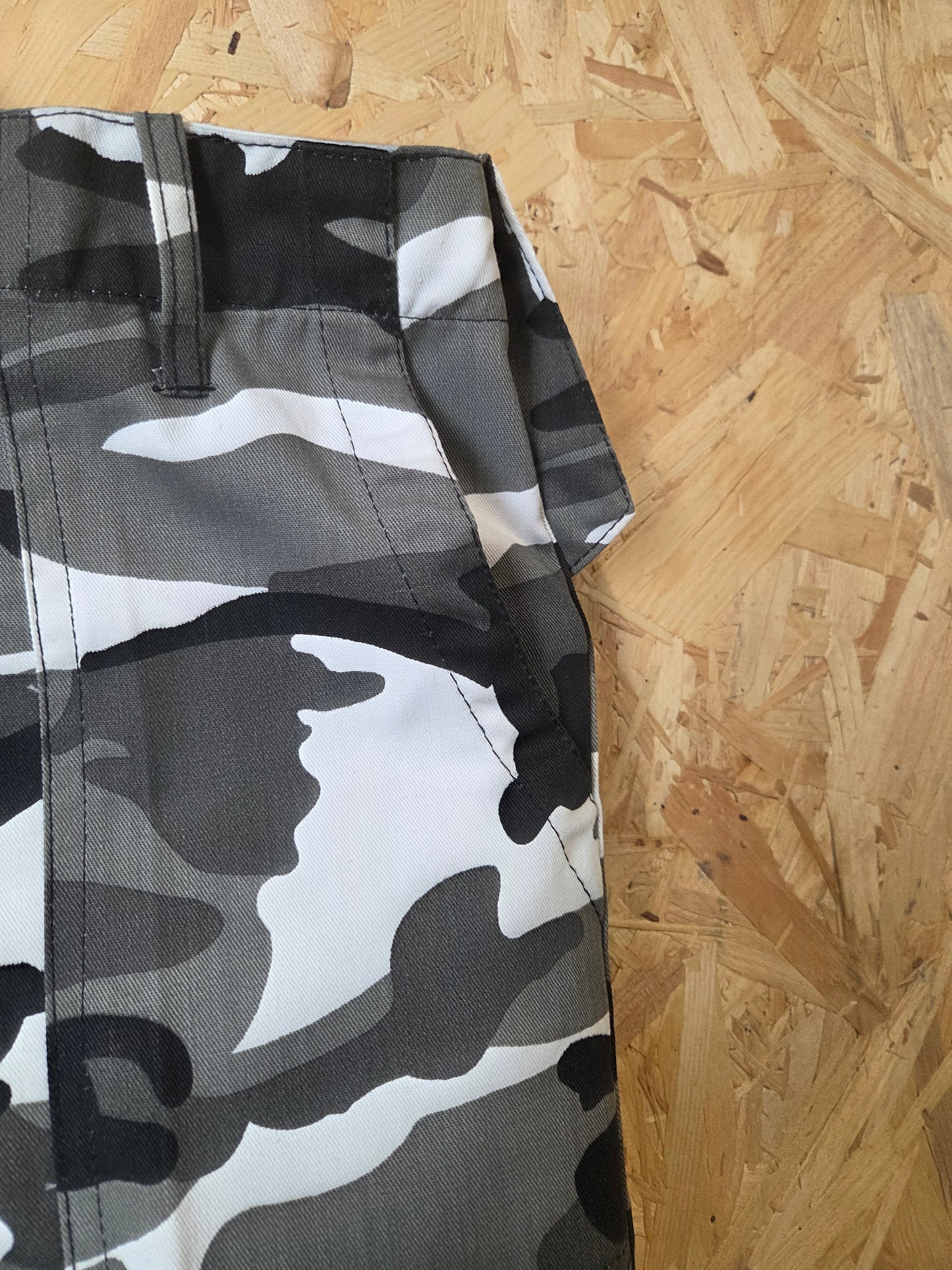 Combat Trousers Urban Camouflage Grey Black White Kombat Cargo Pants