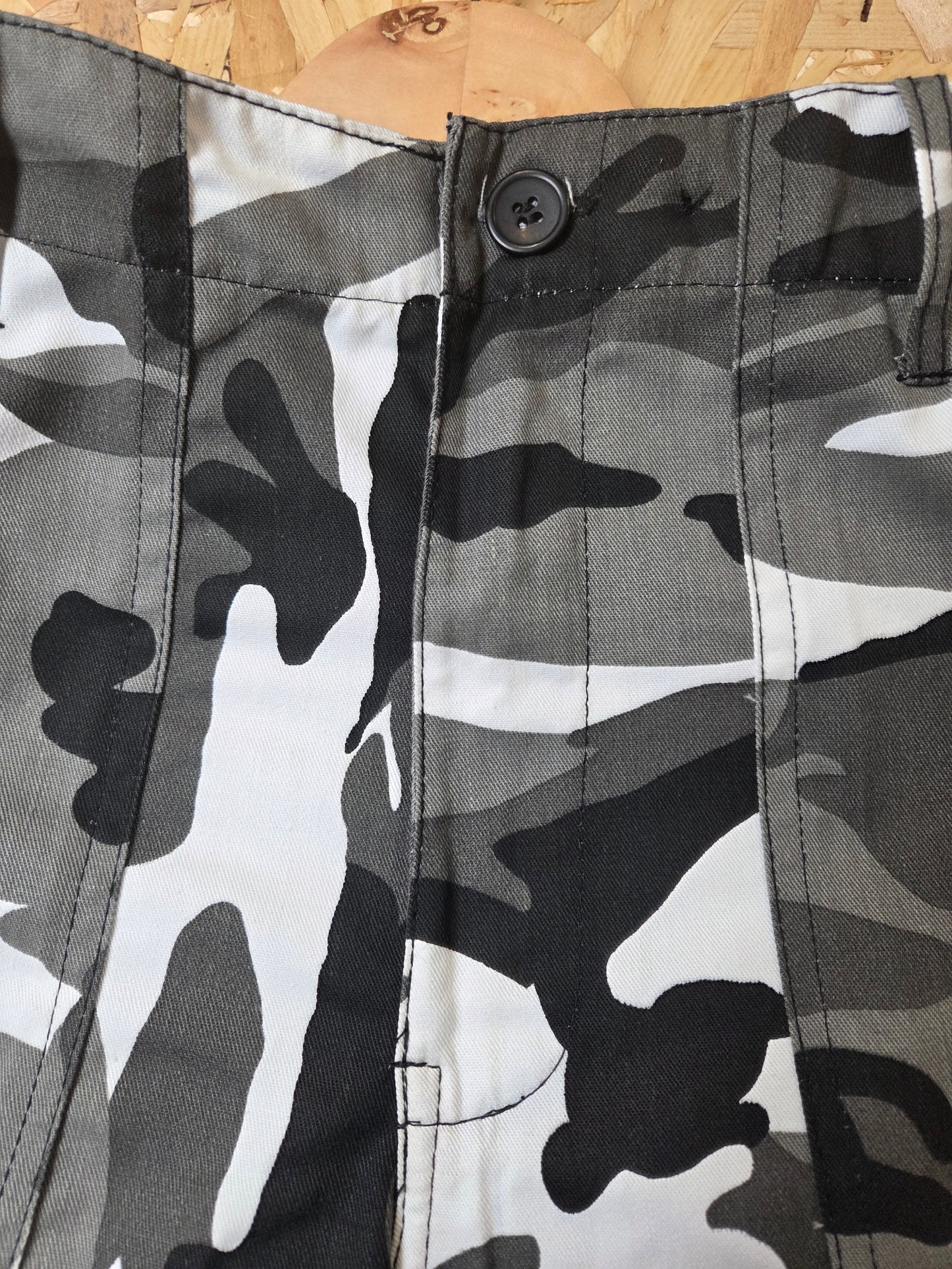 Combat Trousers Urban Camouflage Grey Black White Kombat Cargo Pants