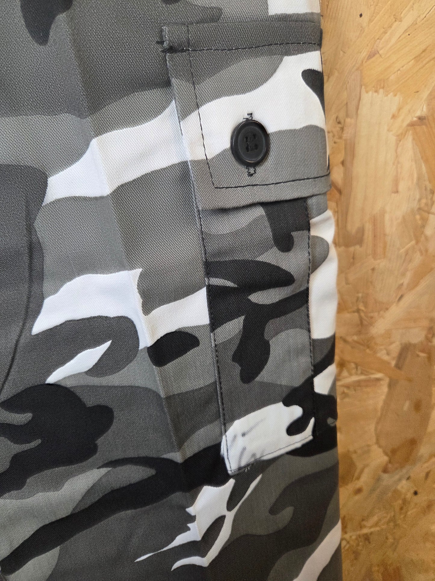 Combat Trousers Urban Camouflage Grey Black White Kombat Cargo Pants