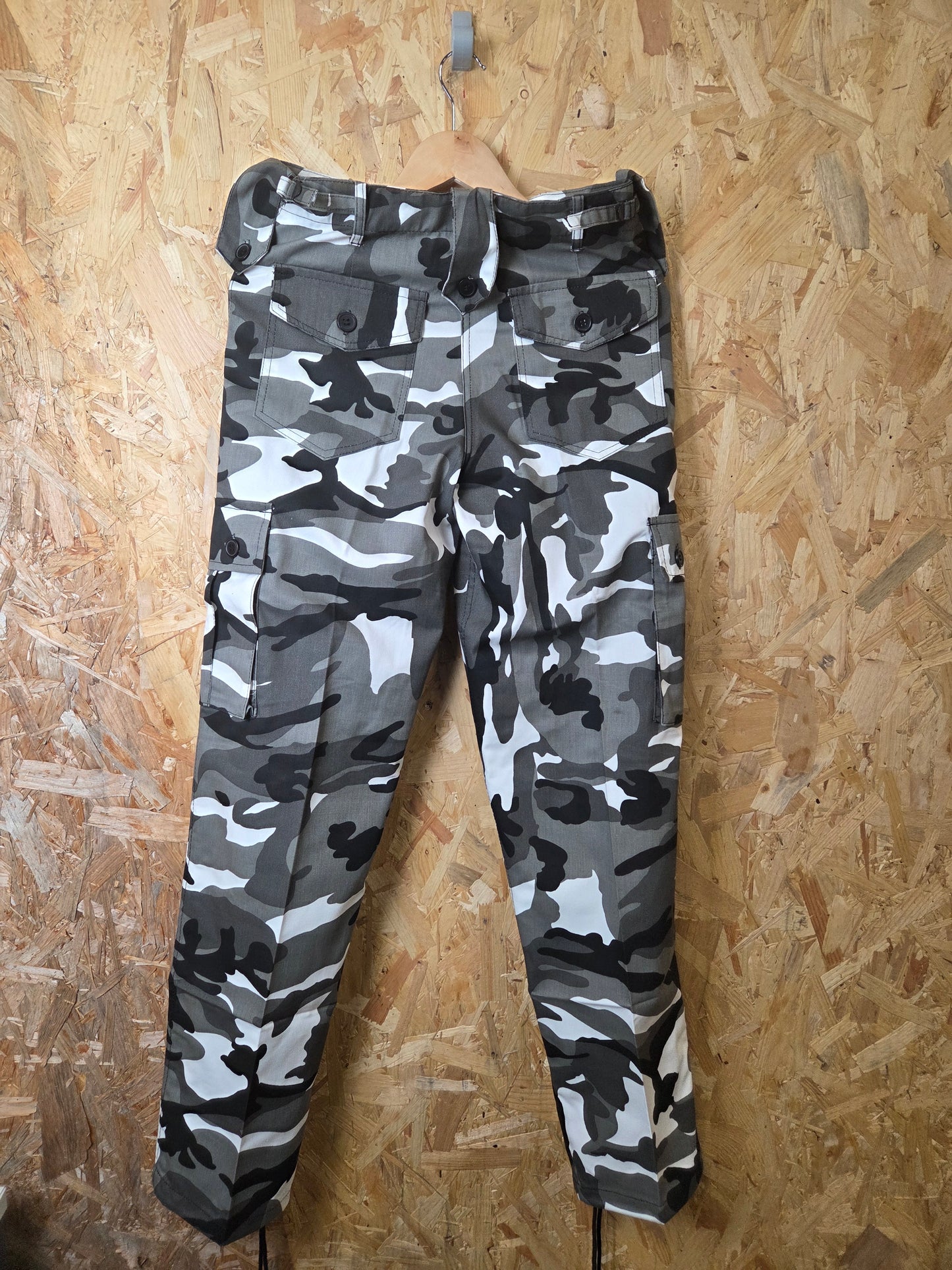 Combat Trousers Urban Camouflage Grey Black White Kombat Cargo Pants
