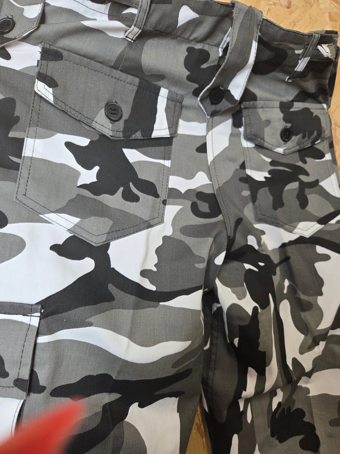 Combat Trousers Urban Camouflage Grey Black White Kombat Cargo Pants