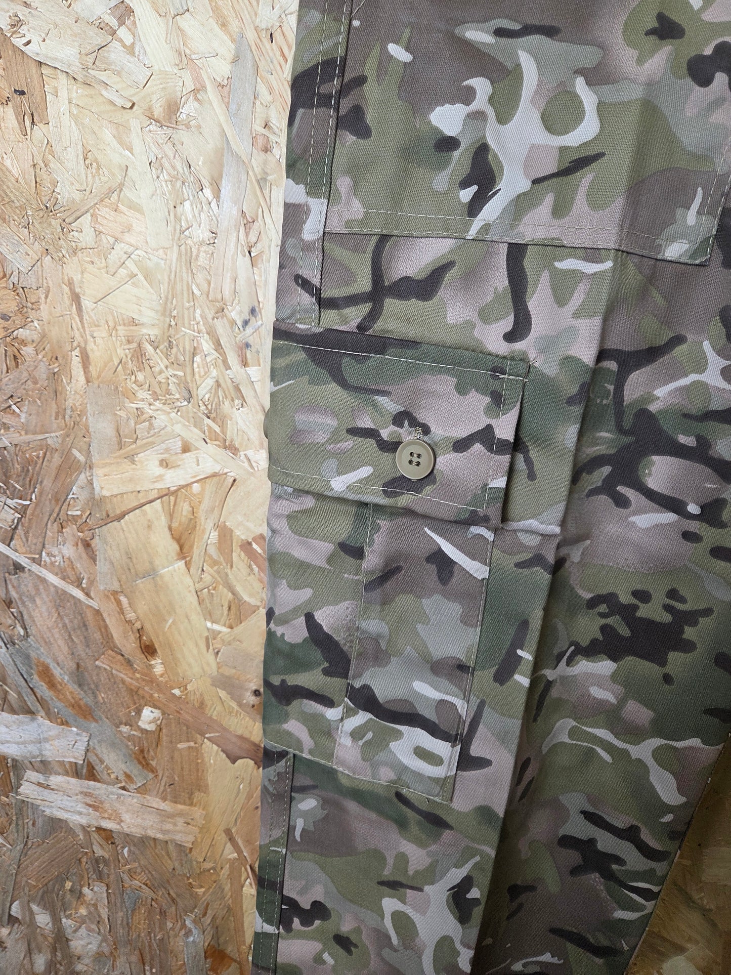 Combat Trousers BTP Camouflage Green Brown Kombat Cargo Pants