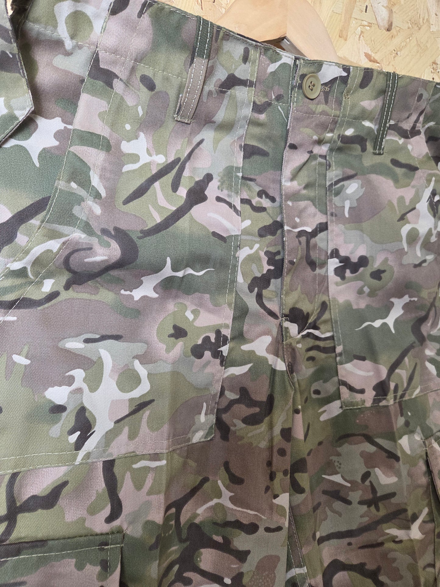 Combat Trousers BTP Camouflage Green Brown Kombat Cargo Pants