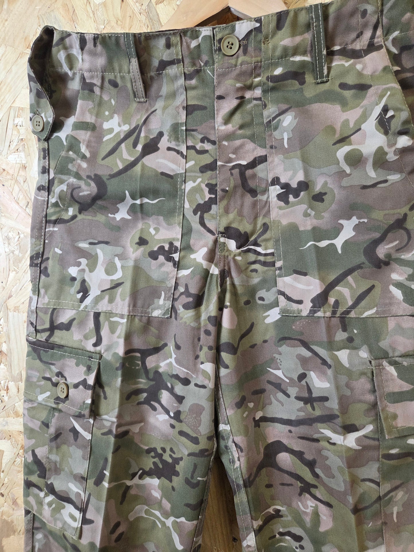 Combat Trousers BTP Camouflage Green Brown Kombat Cargo Pants