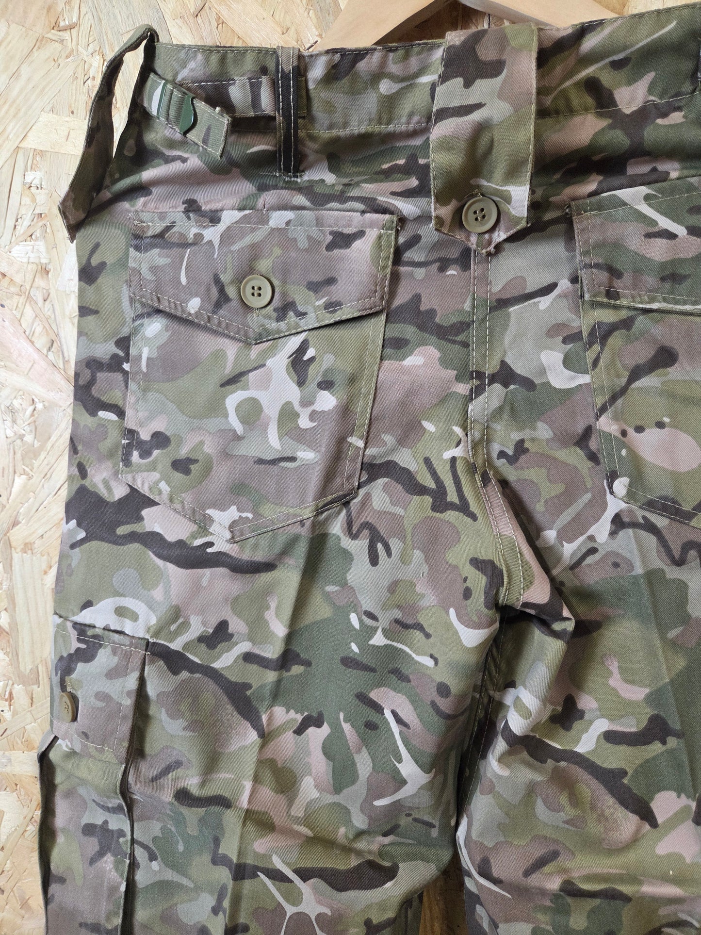 Combat Trousers BTP Camouflage Green Brown Kombat Cargo Pants