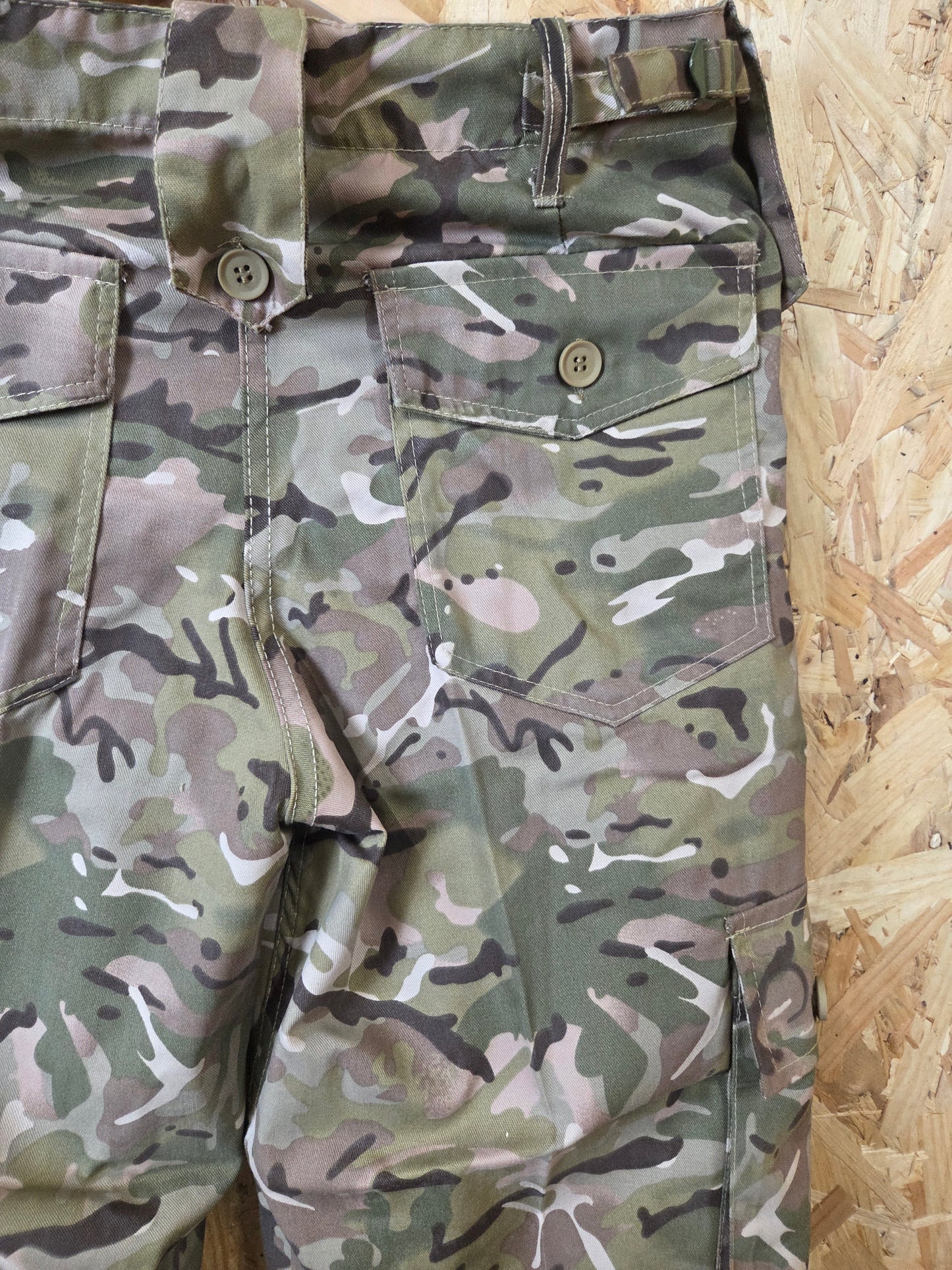 Combat Trousers BTP Camouflage Green Brown Kombat Cargo Pants