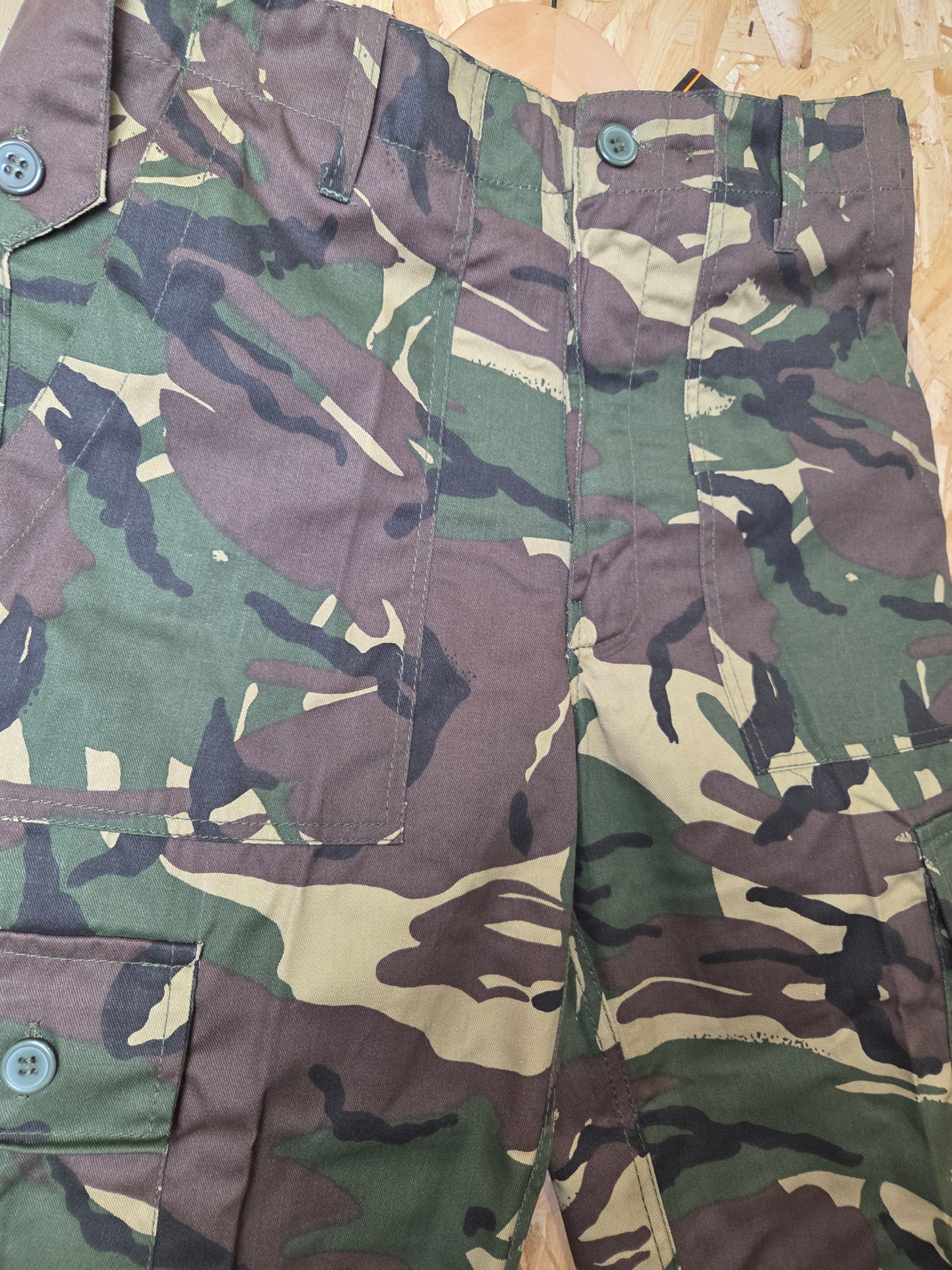 Combat Trousers British BTP Camouflage Dark Green Brown Kombat Cargo Pants