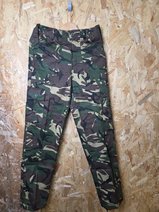 Combat Trousers British BTP Camouflage Dark Green Brown Kombat Cargo Pants