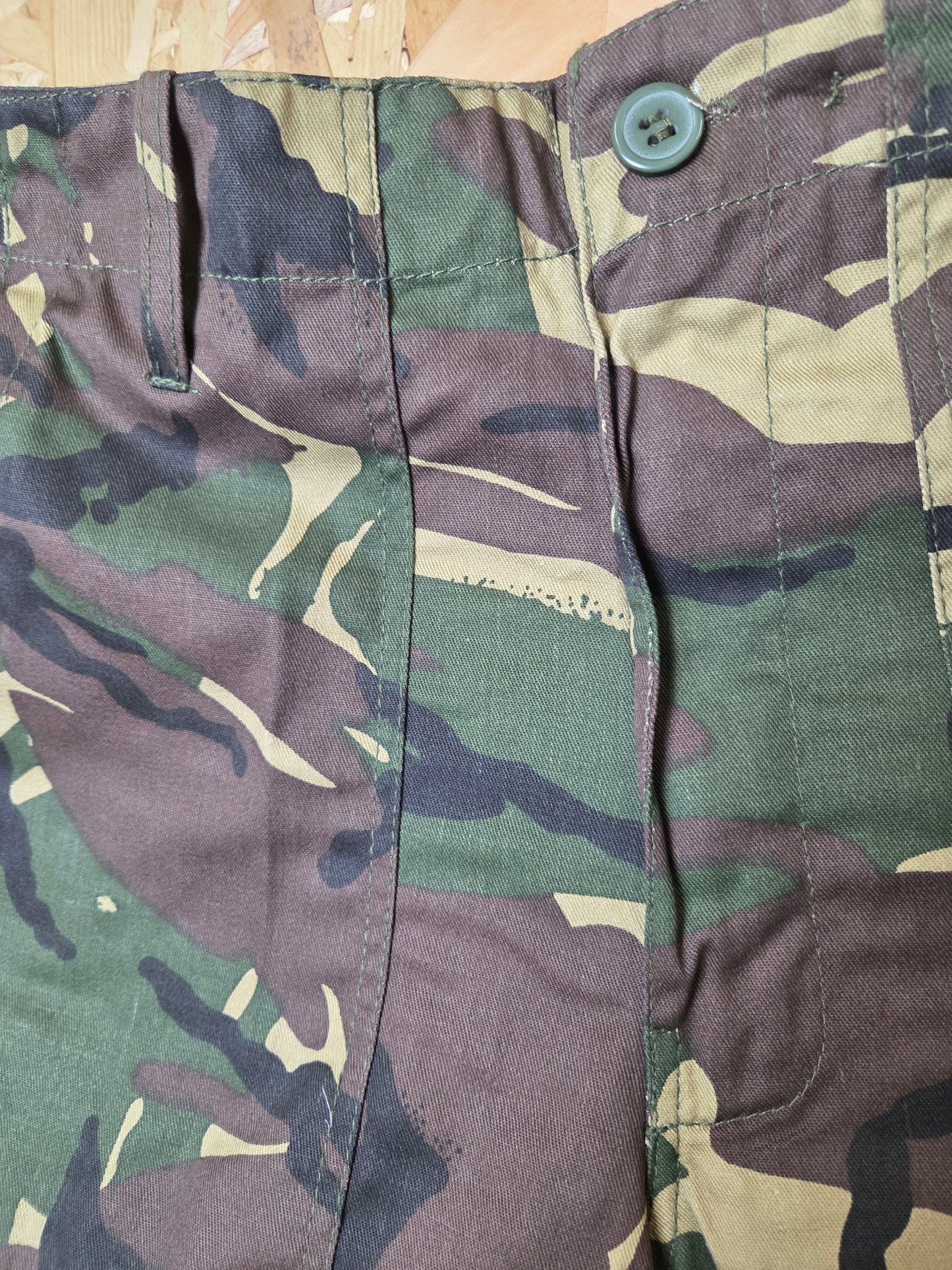 Combat Trousers British BTP Camouflage Dark Green Brown Kombat Cargo Pants