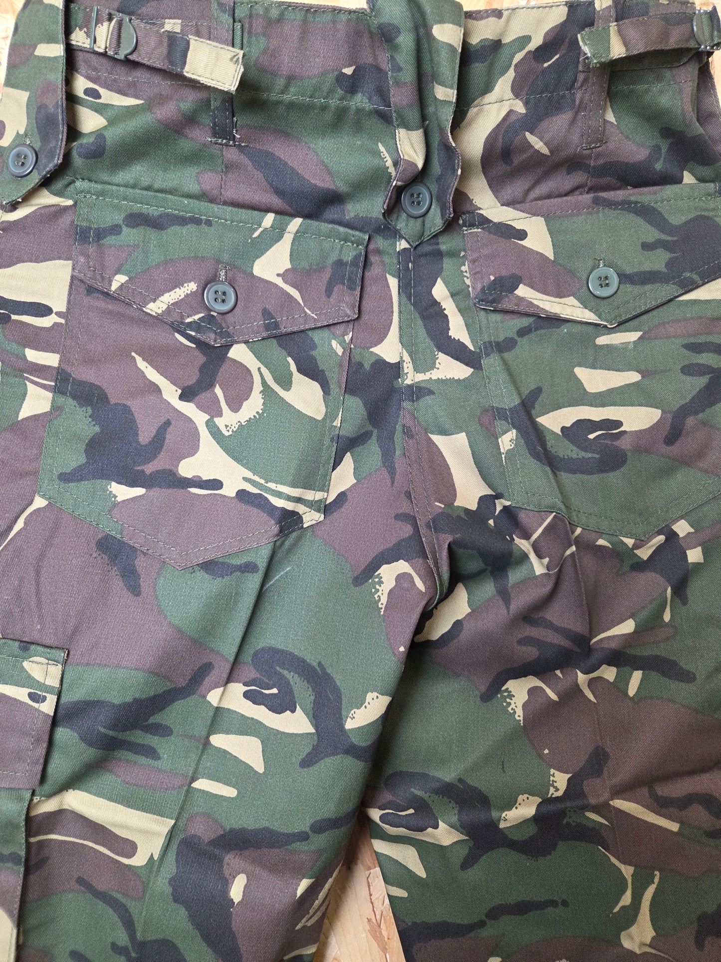 Combat Trousers British BTP Camouflage Dark Green Brown Kombat Cargo Pants