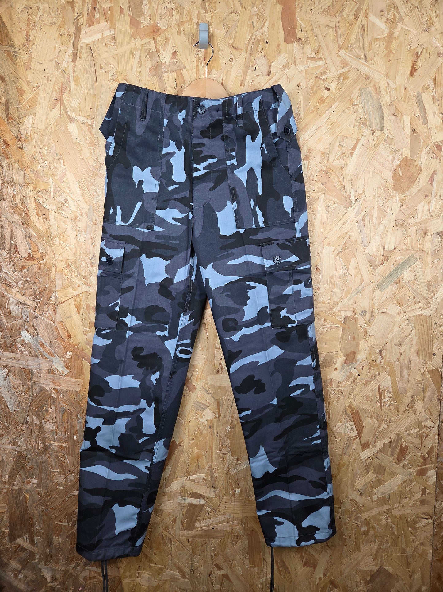Combat Trousers Midnight Blue Camouflage Kombat Cargo Pants