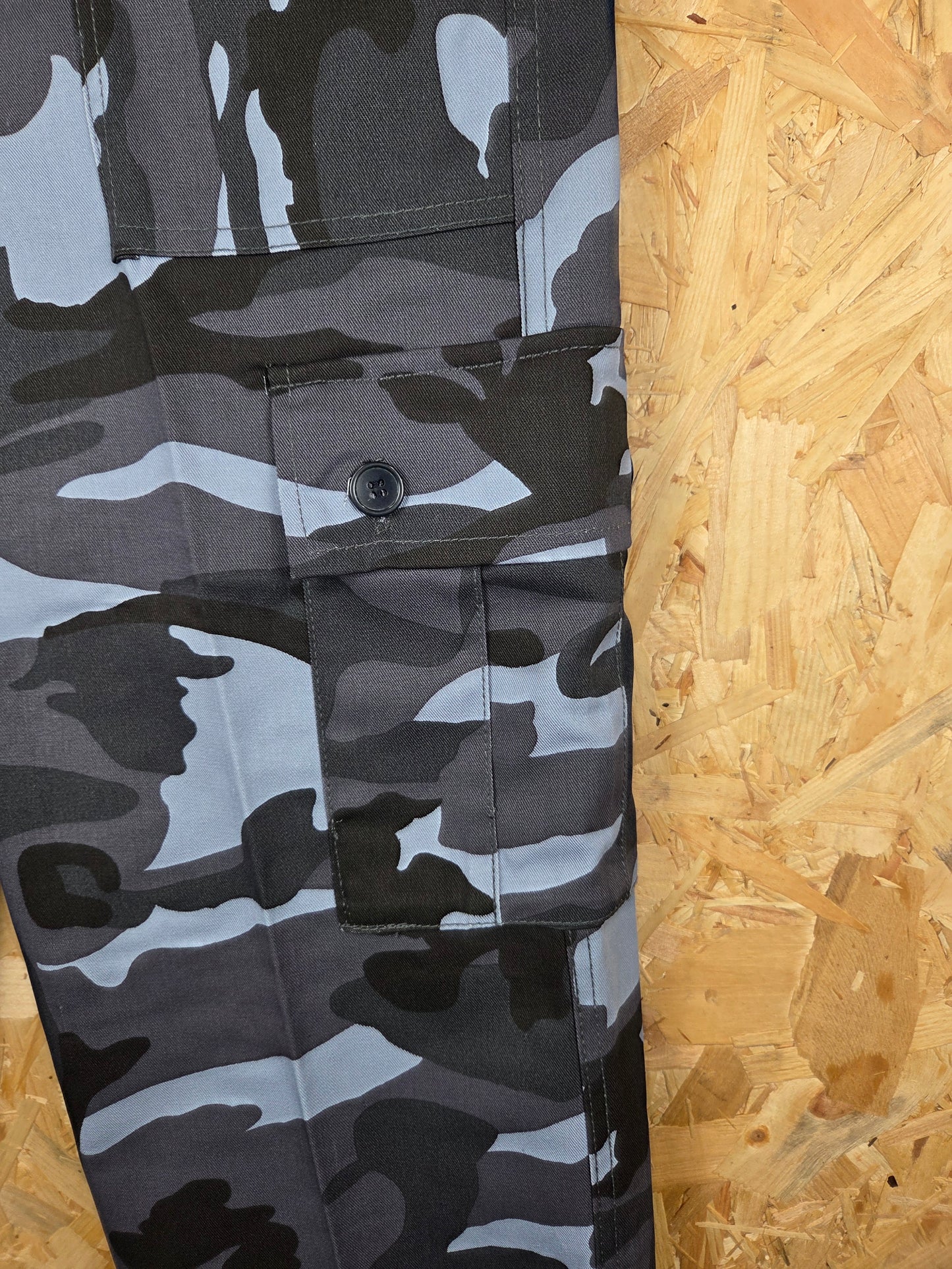 Combat Trousers Midnight Blue Camouflage Kombat Cargo Pants