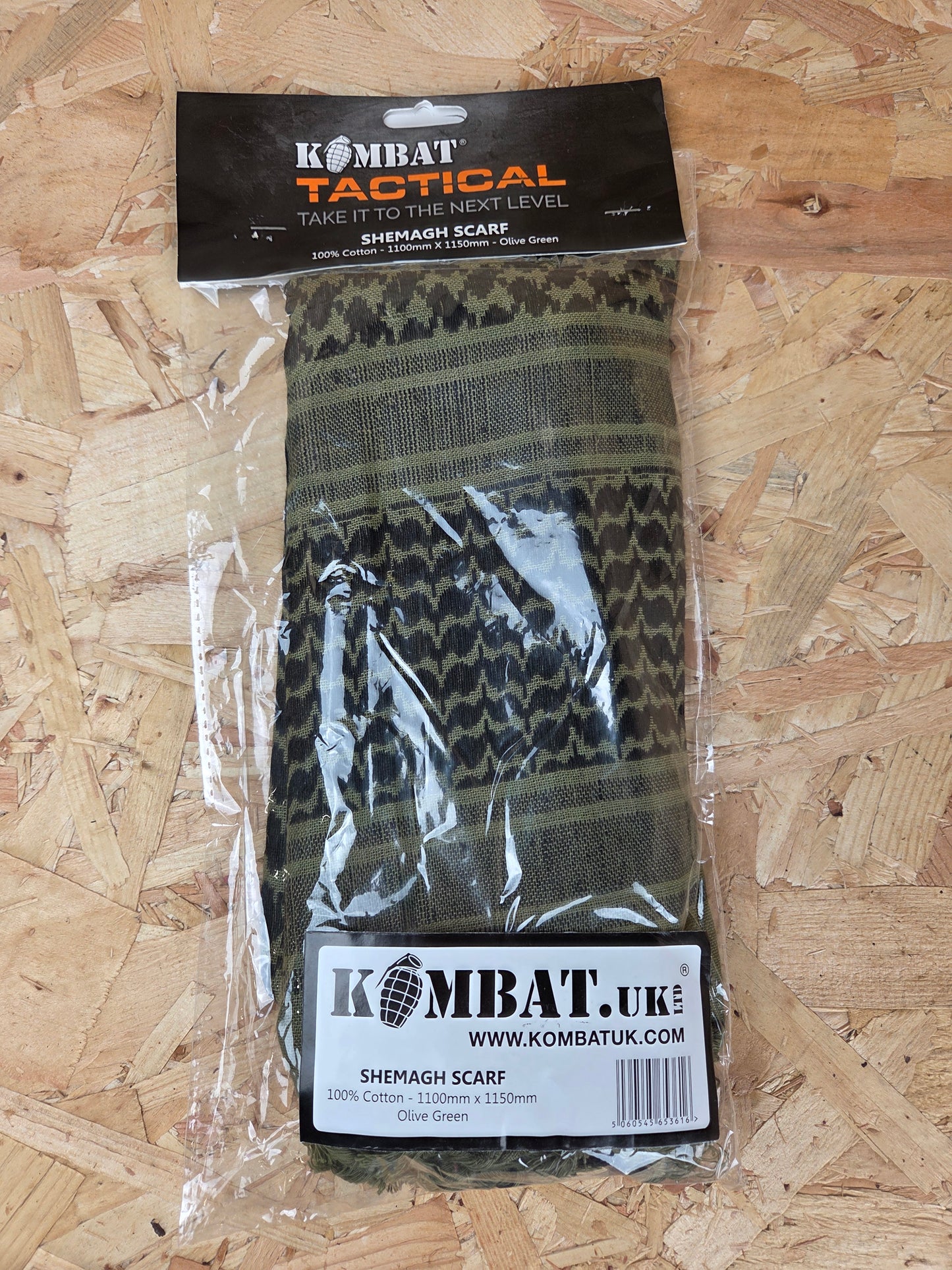 Shemagh Scarf Olive Green 100% Cotton Desert Arab Style Wrap