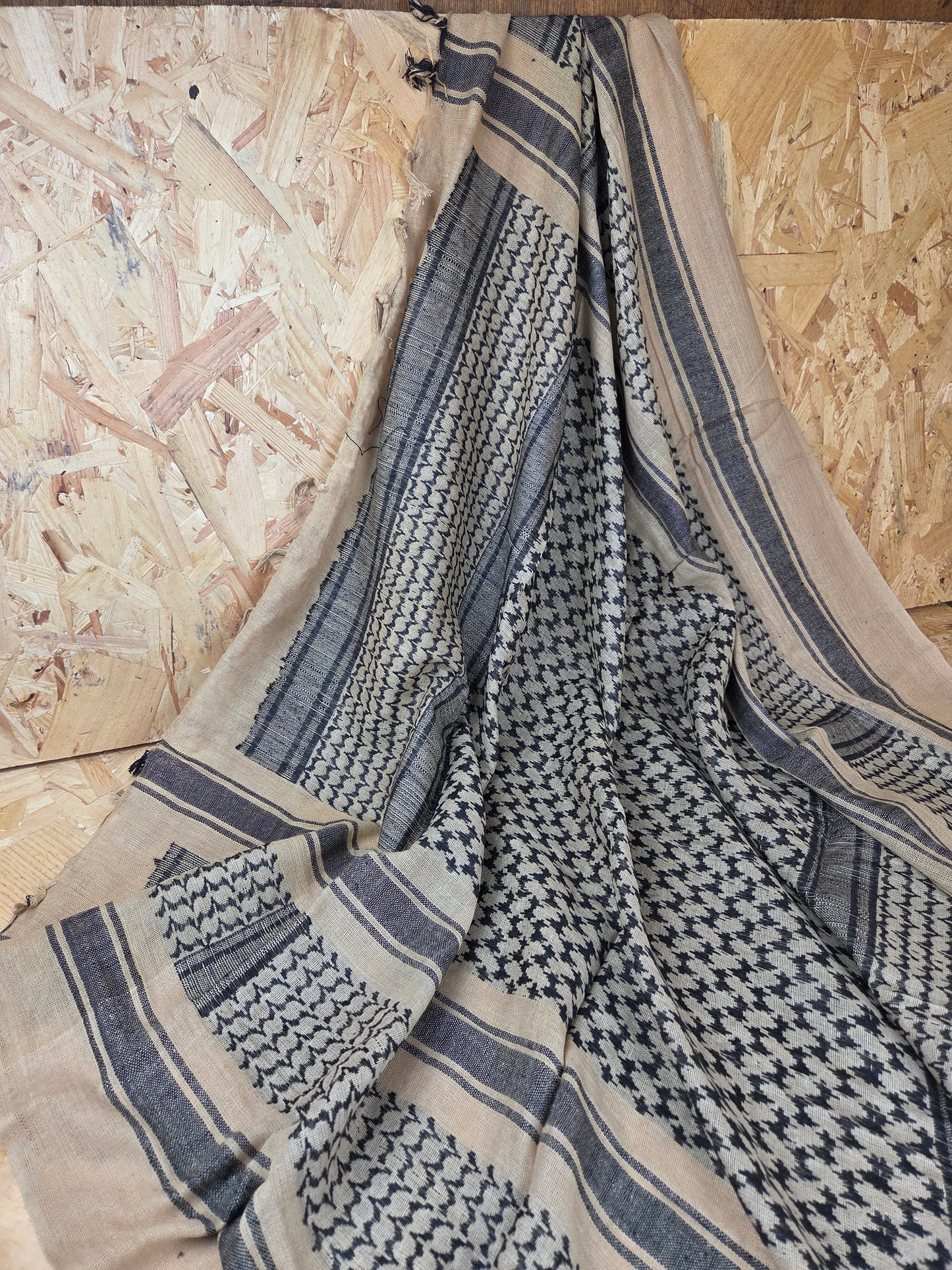 Shemagh Scarf Desert Sand 100% Cotton Desert Arab Style Wrap