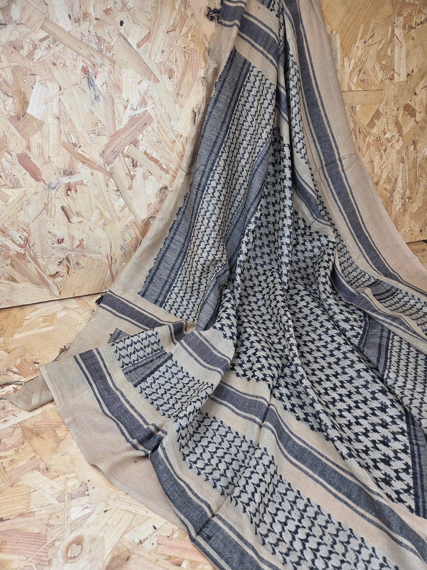 Shemagh Scarf Desert Sand 100% Cotton Desert Arab Style Wrap