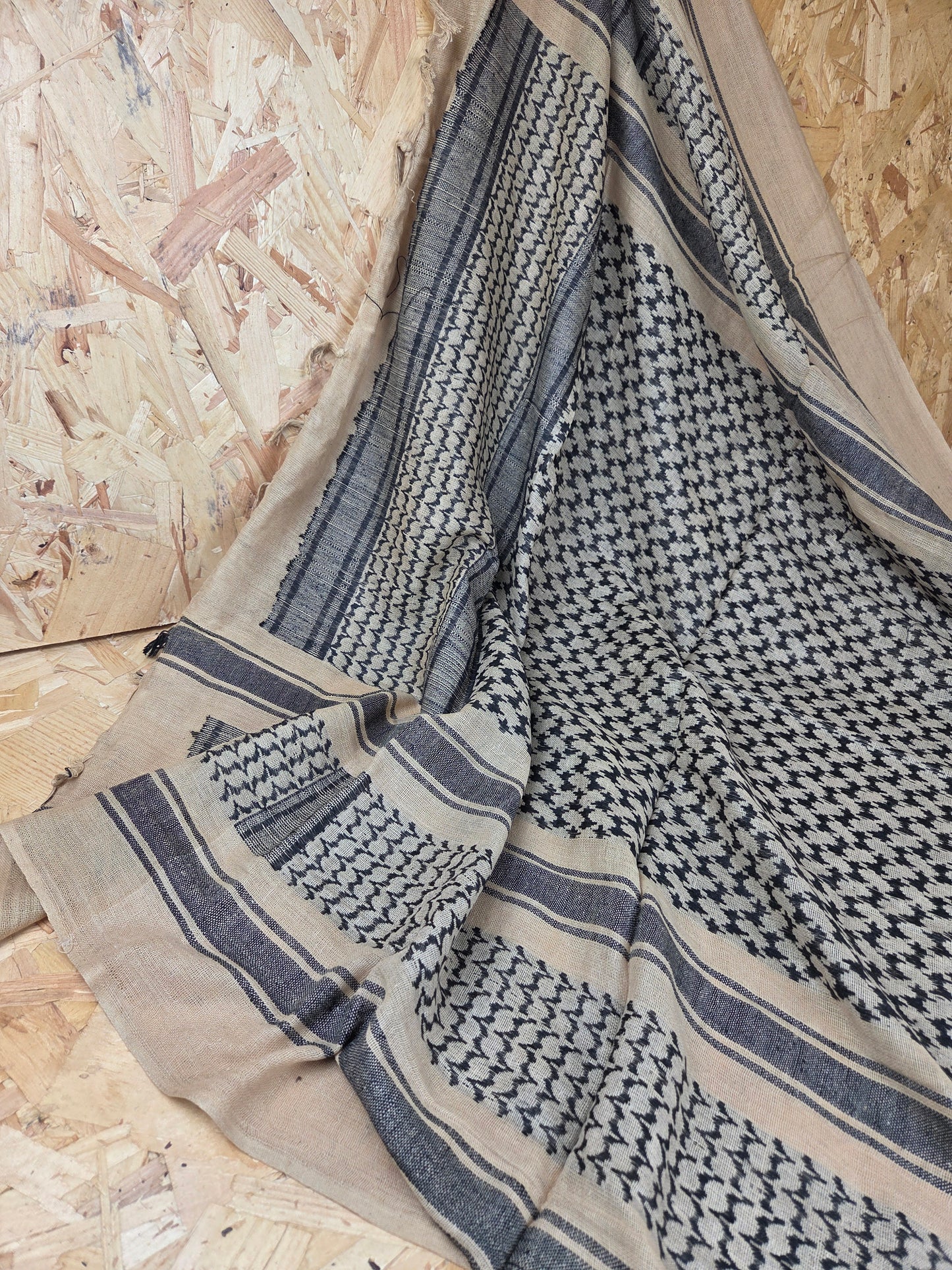 Shemagh Scarf Desert Sand 100% Cotton Desert Arab Style Wrap