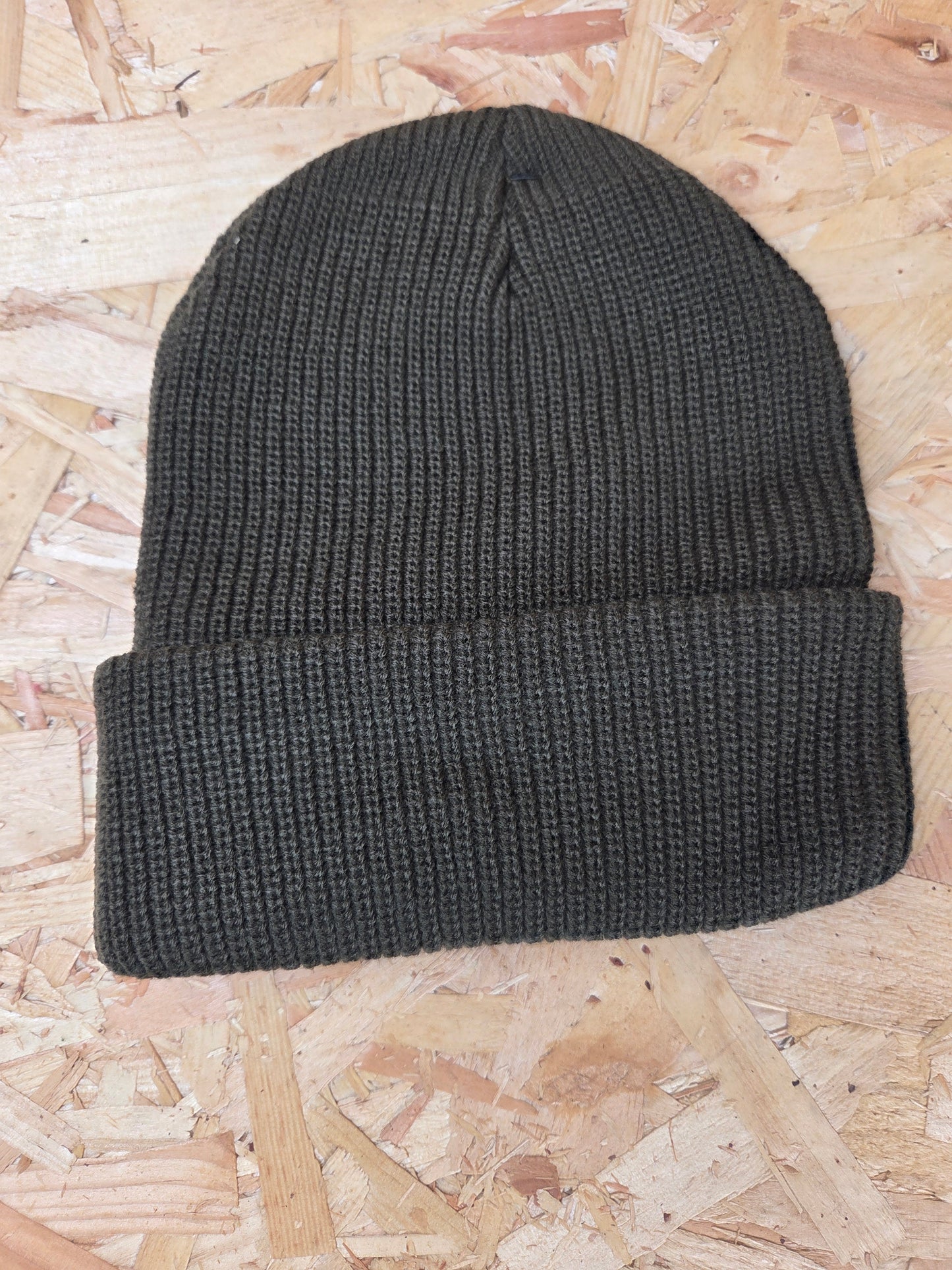 Tactical Ribbed Beanie Bob Hat Olive Green Skull Cap