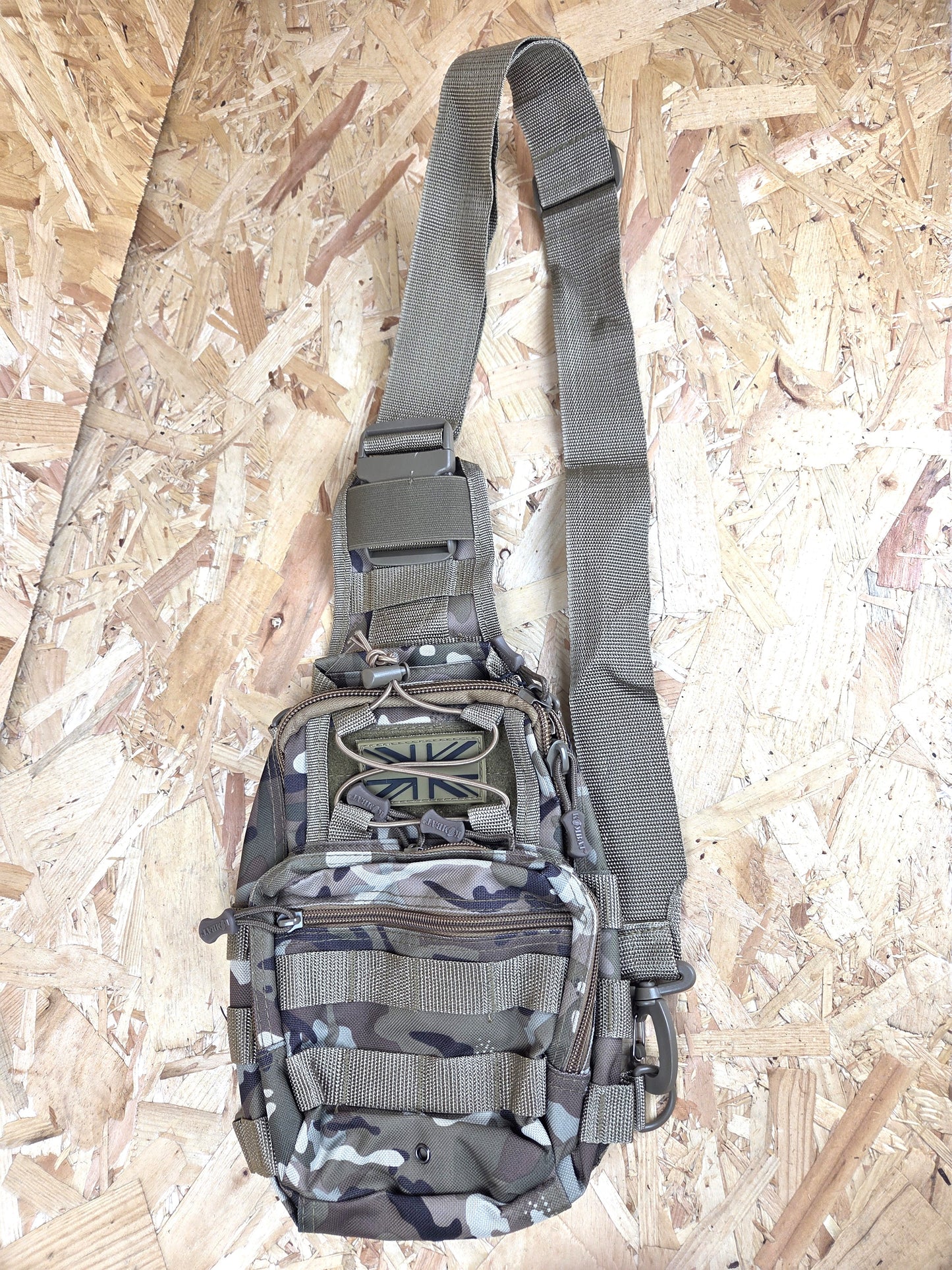 Ranger Sling Bag BTP Convertible Molle Chest Messenger Shoulder Camoflauge Pack