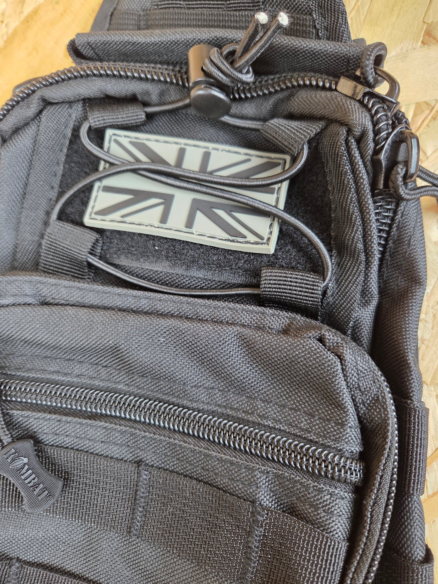 Ranger Sling Bag Black Convertible Molle Chest Messenger Shoulder Pack
