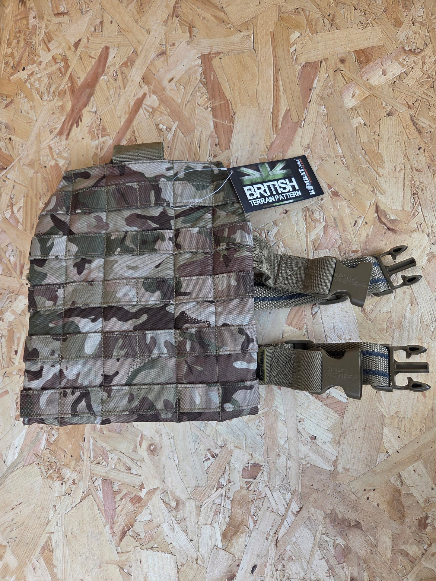 Molle Drop Leg Platform BTP Camouflage Load Carrying