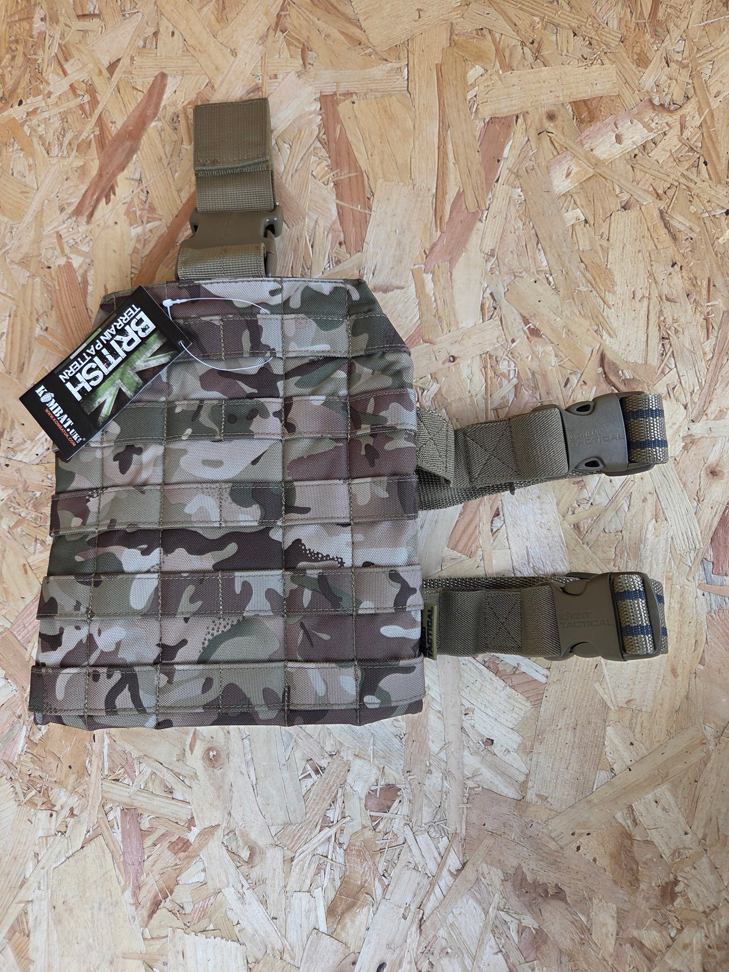 Molle Drop Leg Platform BTP Camouflage Load Carrying