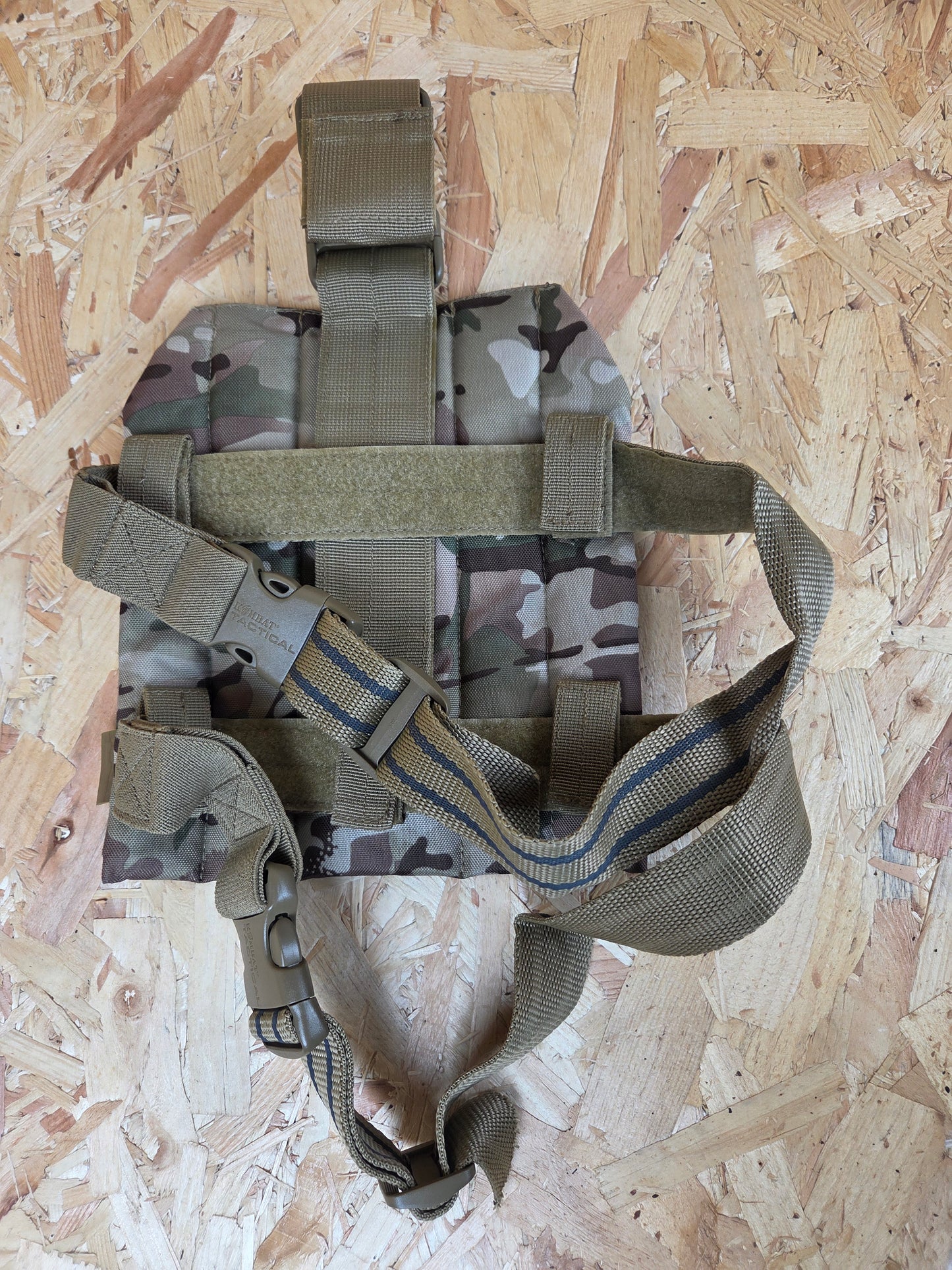 Molle Drop Leg Platform BTP Camouflage Load Carrying