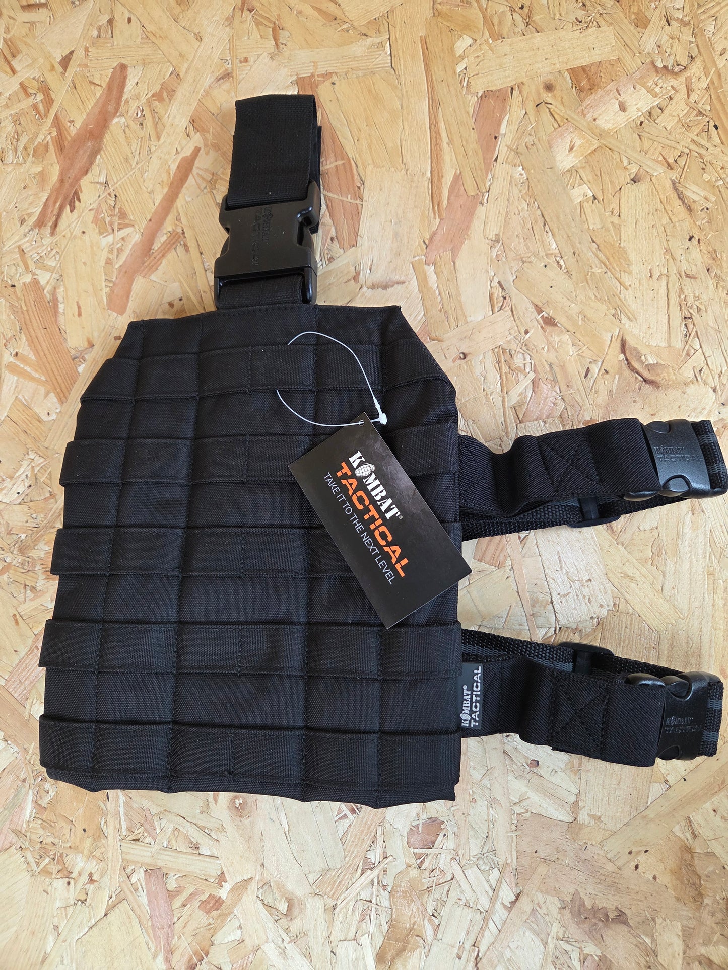 Molle Drop Leg Platform Black Load Carrying