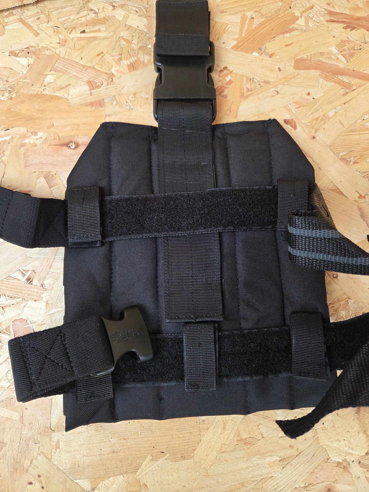 Molle Drop Leg Platform Black Load Carrying